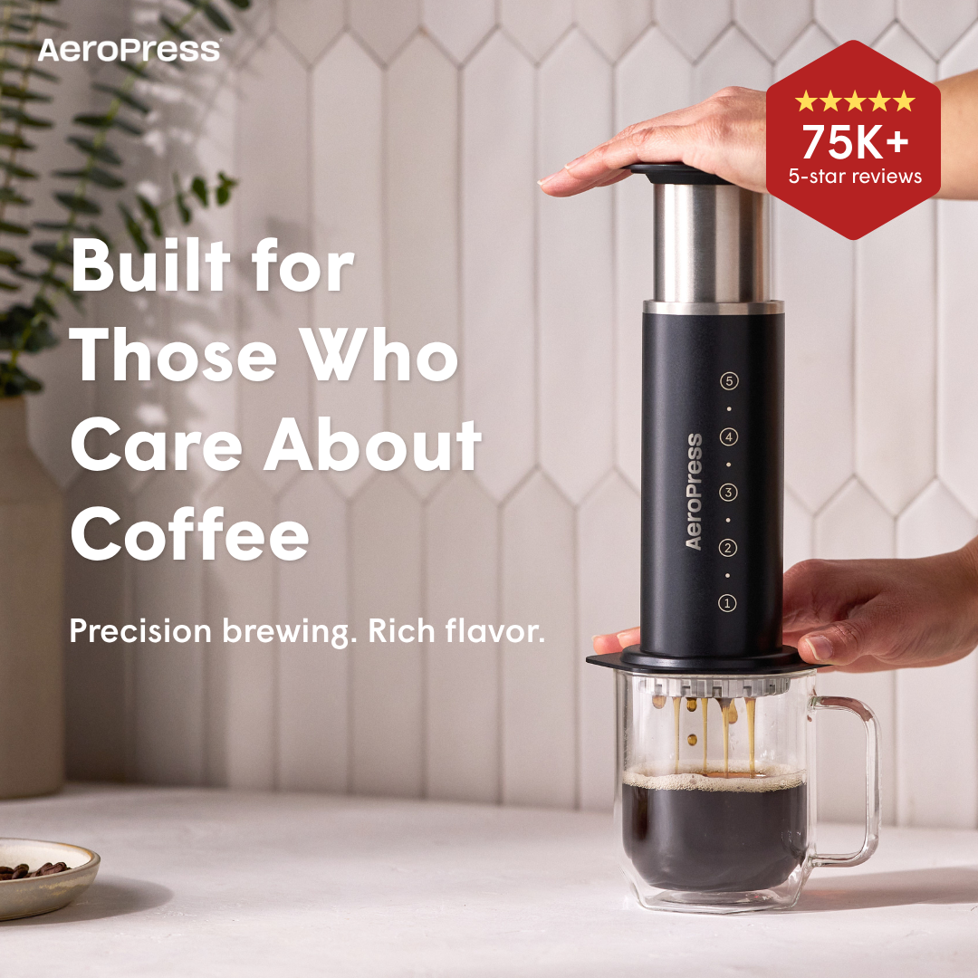 AeroPress Facebook ad