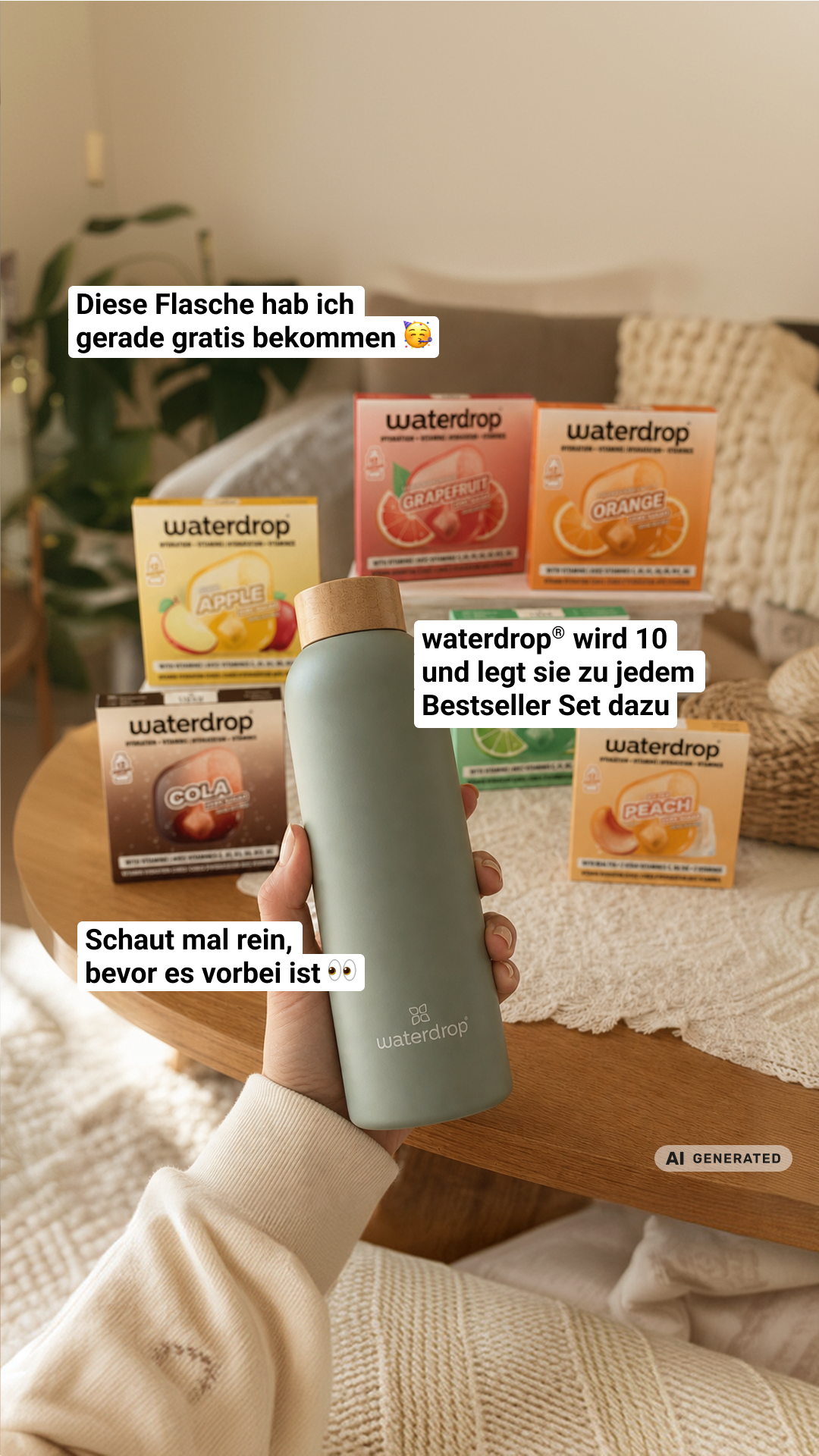 waterdrop Facebook ad