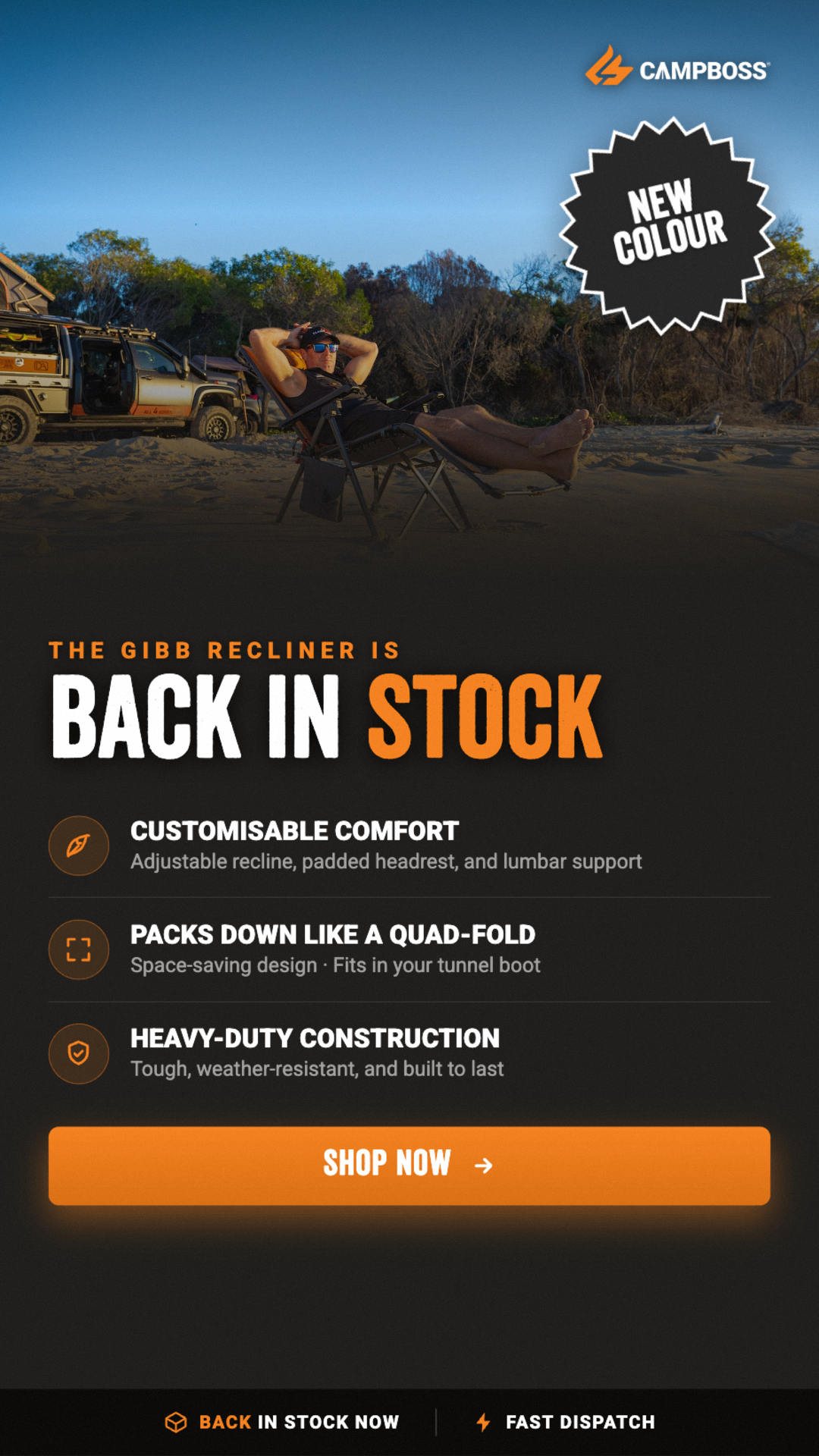 CampBoss4x4 Facebook ad