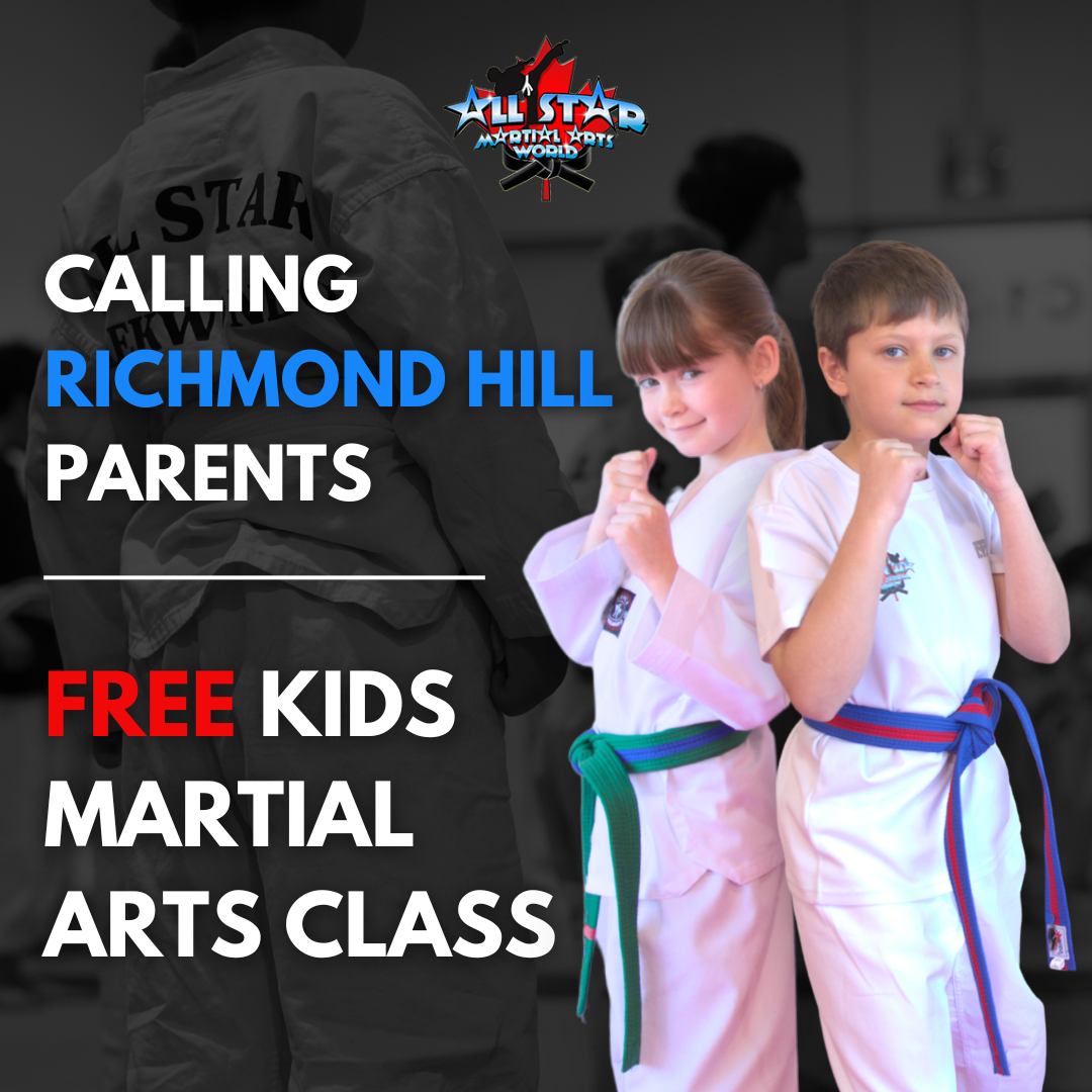 All Star Martial Arts Richmond Hill Facebook ad: Kids Martial Arts (Ages 4.5+) | Free Trial Pass