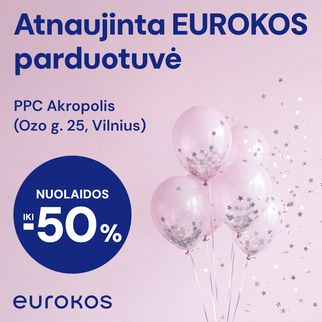 EUROKOS Facebook ad: EUROKOS atidarymas!