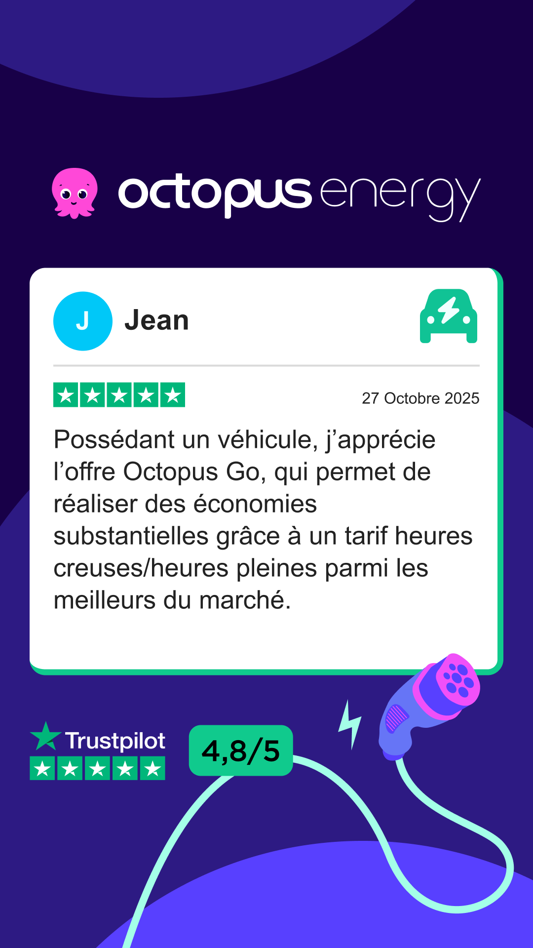 Octopus Energy Facebook ad