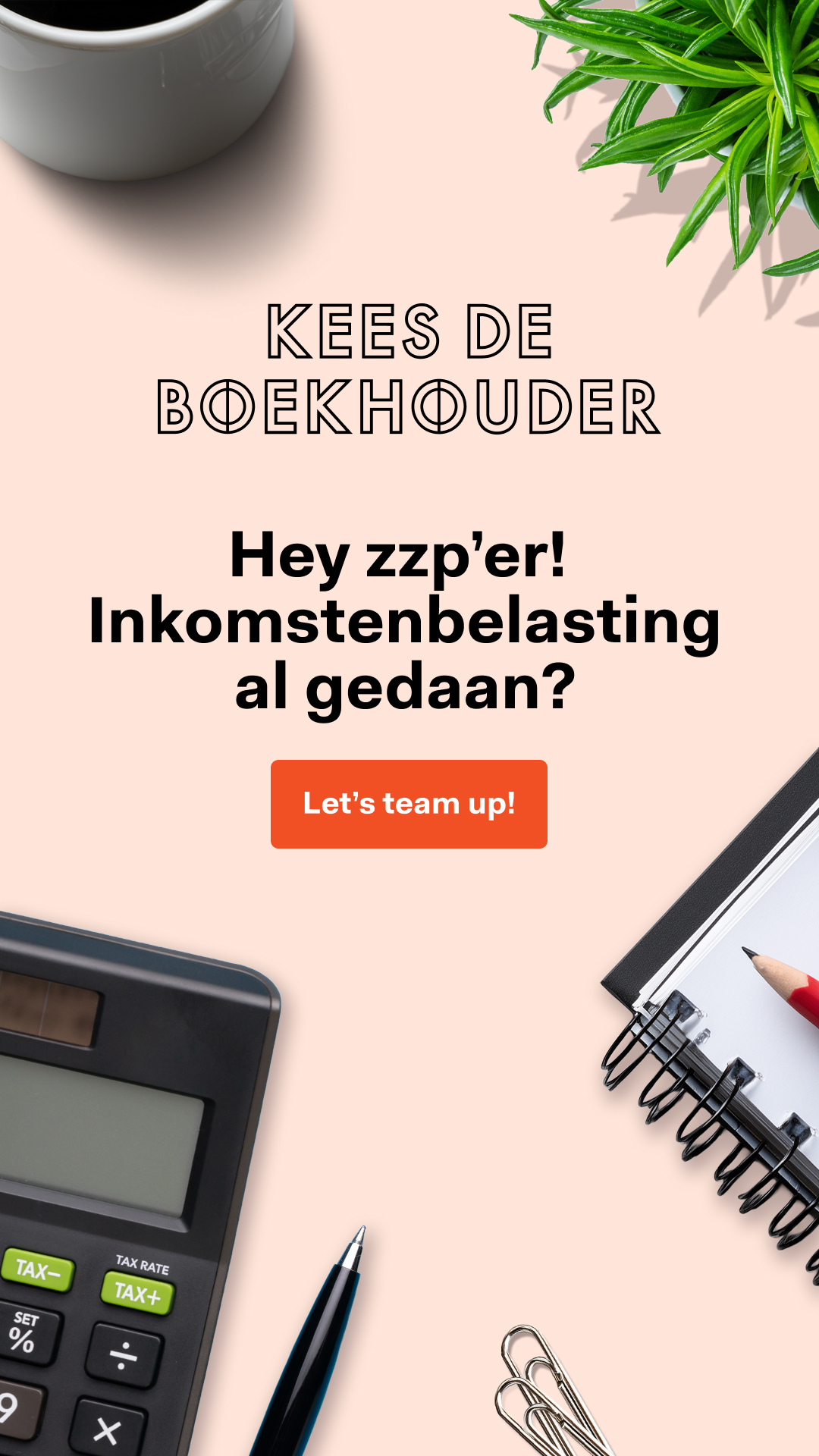 Kees de Boekhouder Facebook ad