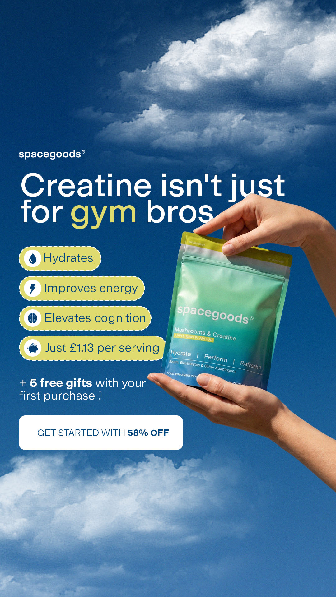 Spacegoods Facebook ad