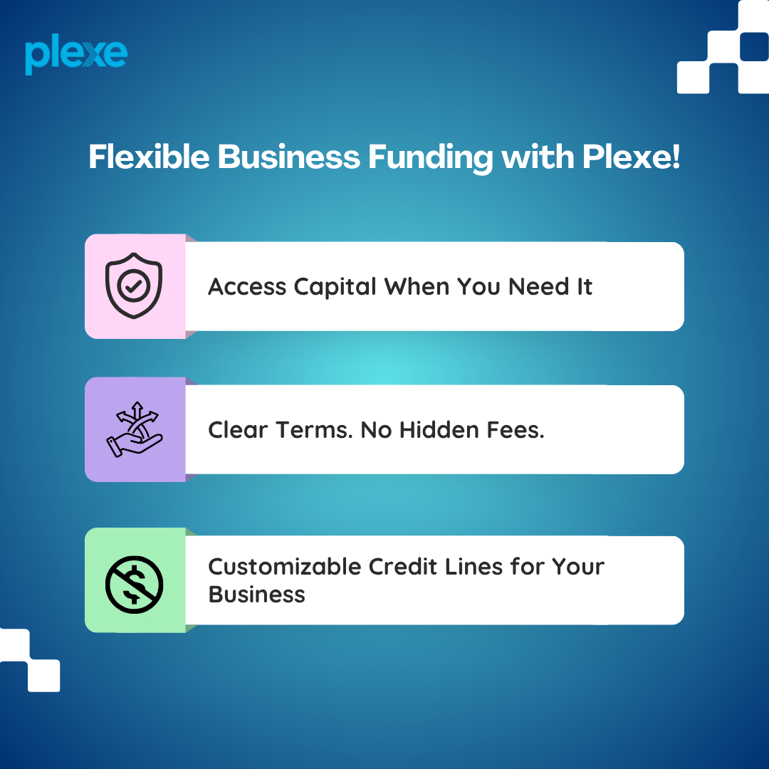 Plexe Facebook ad: Flexible, Transparent Business Credit with Plexe