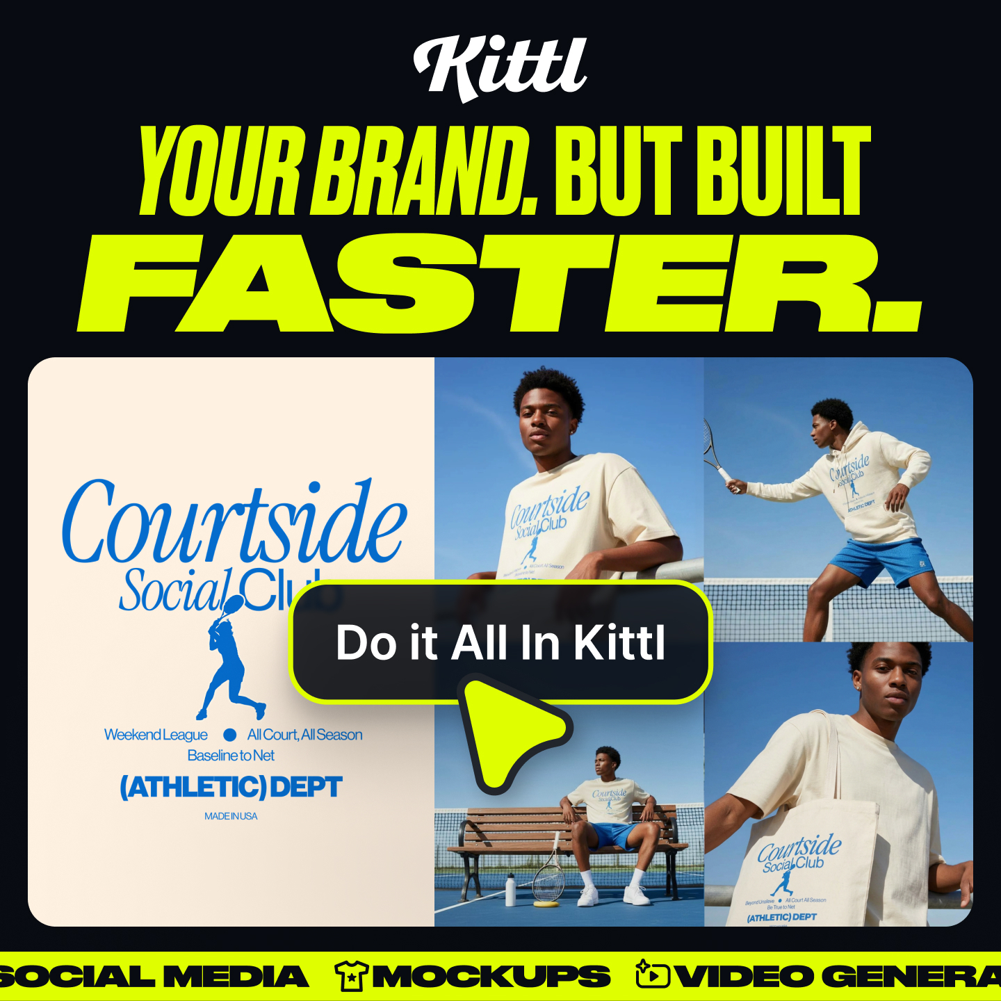 Kittl Facebook ad: Turn your listings into bestsellers