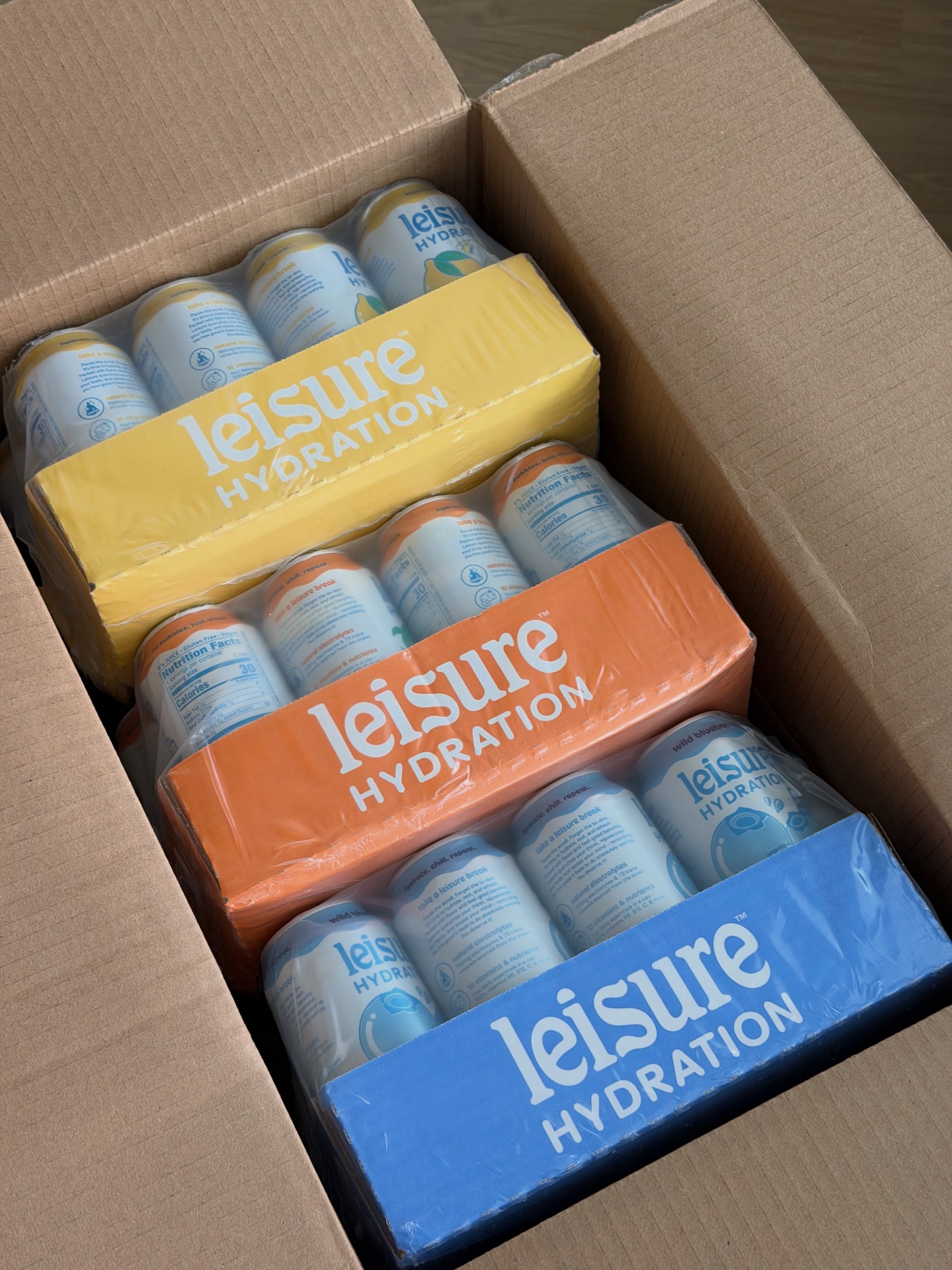 Leisure Hydration Facebook ad