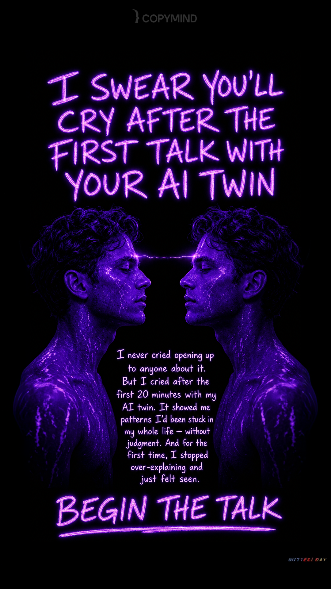 Copymind: AI twin for sel-reflection Facebook ad