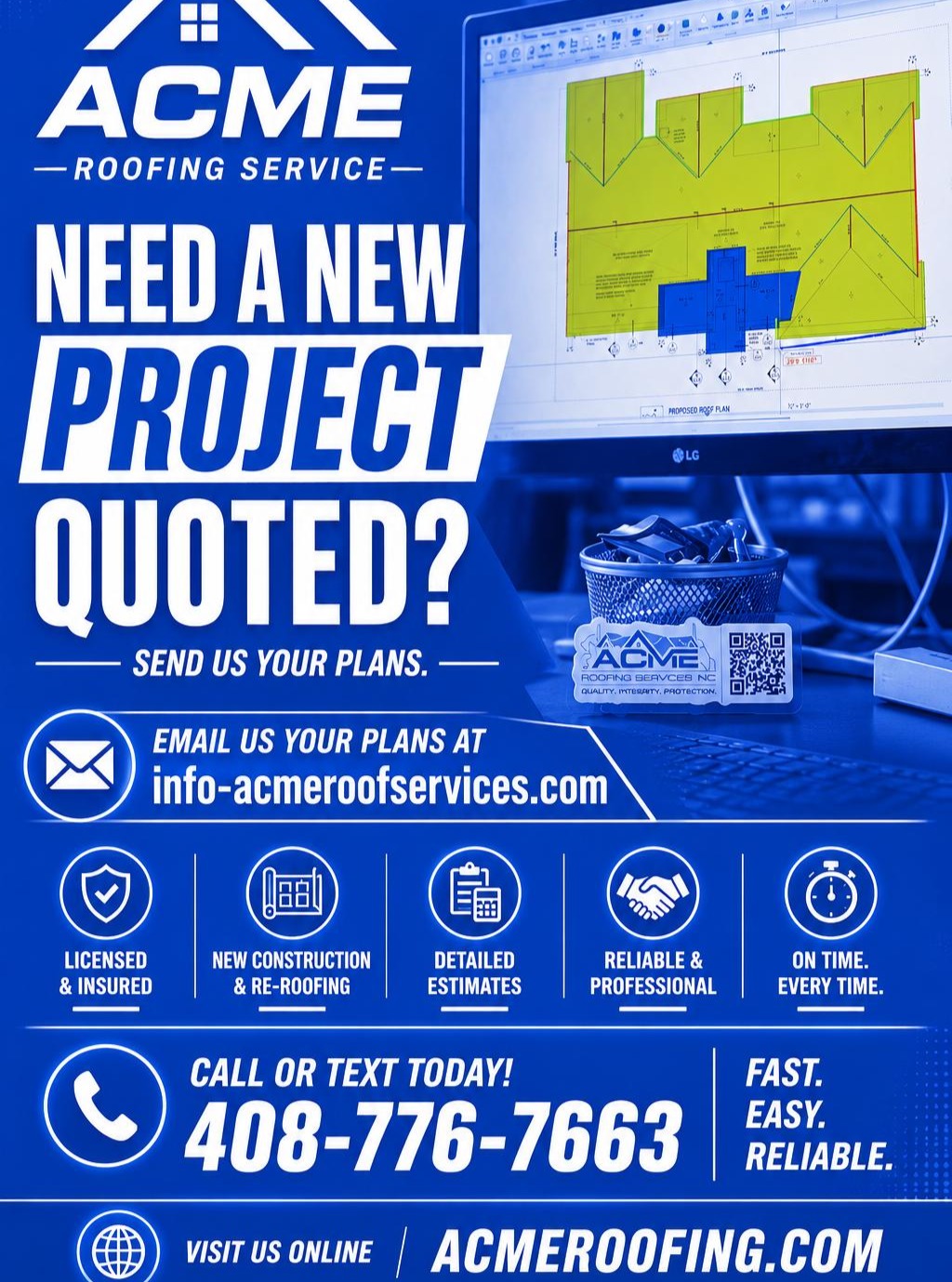 ACME Roofing Services Inc. Facebook ad: Home | Acme Roofing Services