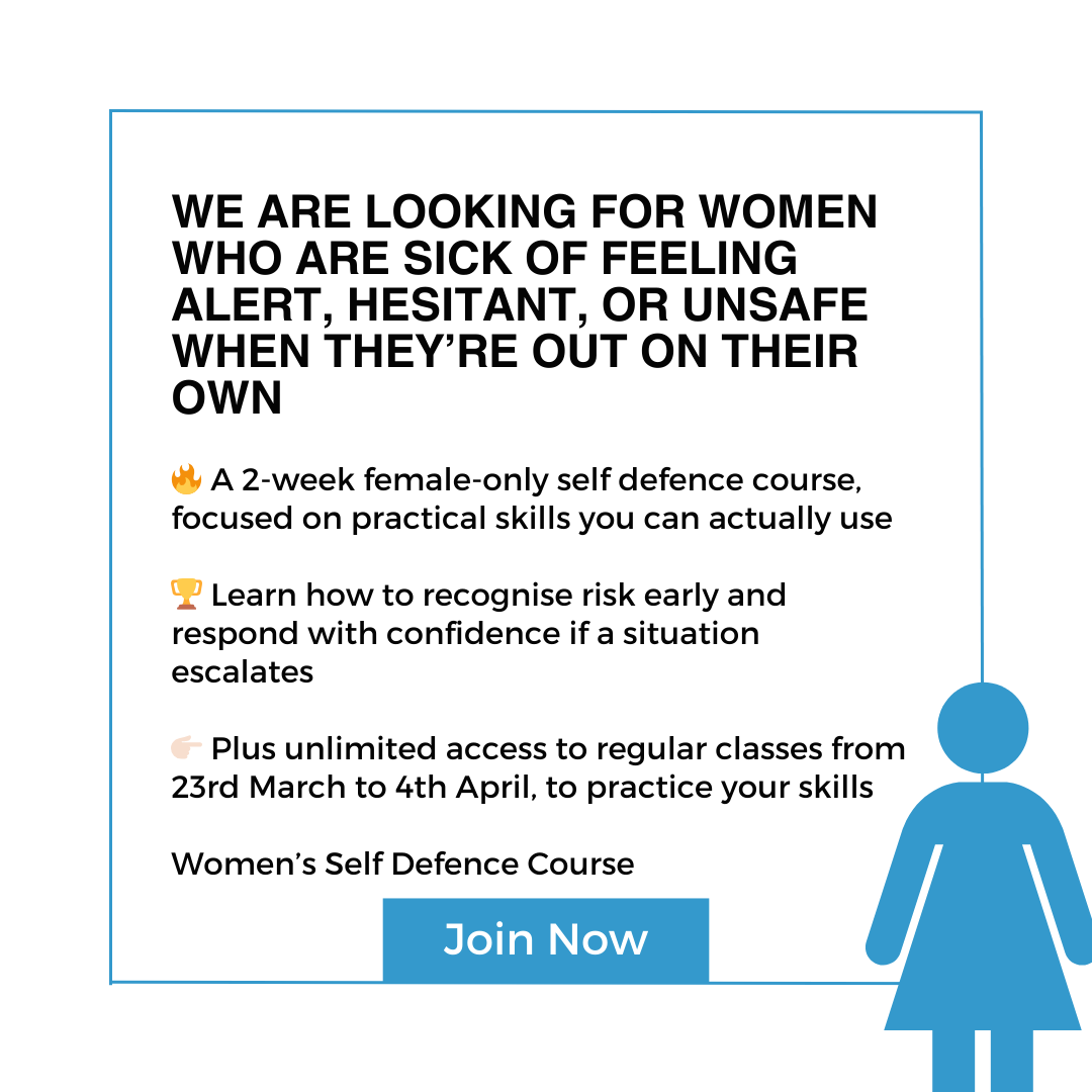 Integr8 Martial Arts & Fitness Facebook ad: Practical Self Defence for Bayside Women