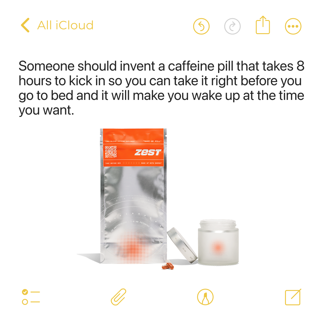 Zest - Wake-Up Pills Facebook ad