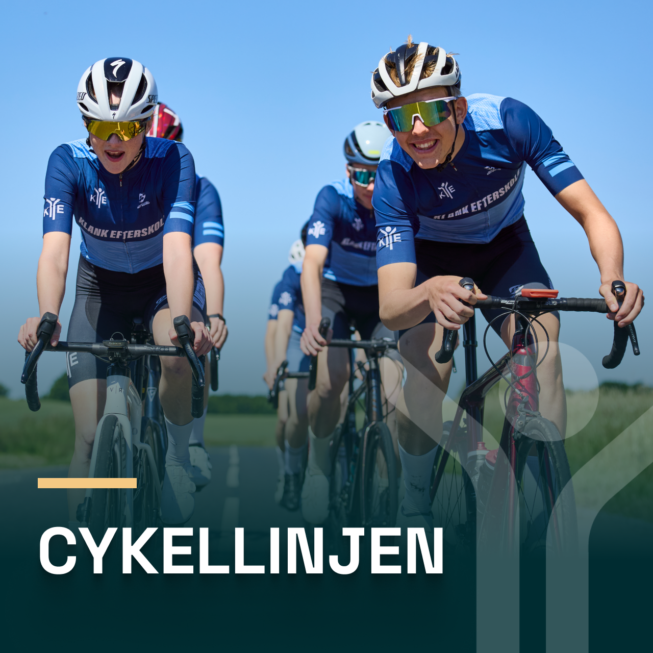 Klank Efterskole Facebook ad: Cykellinjen på Klank Efterskole