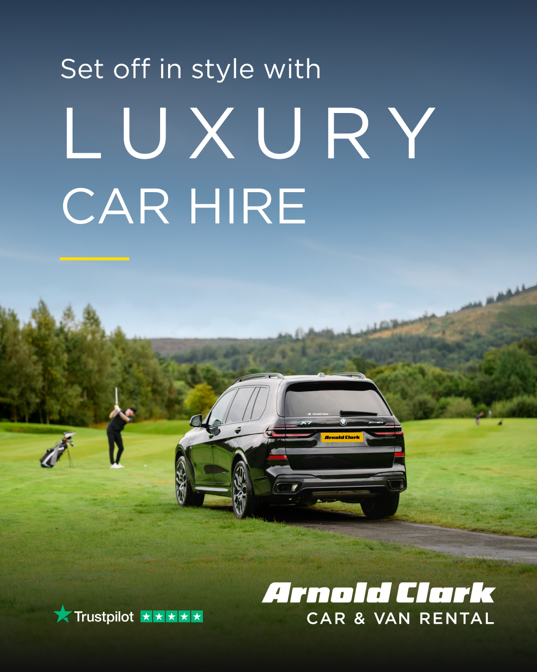 Arnold Clark Car & Van Rental Facebook ad