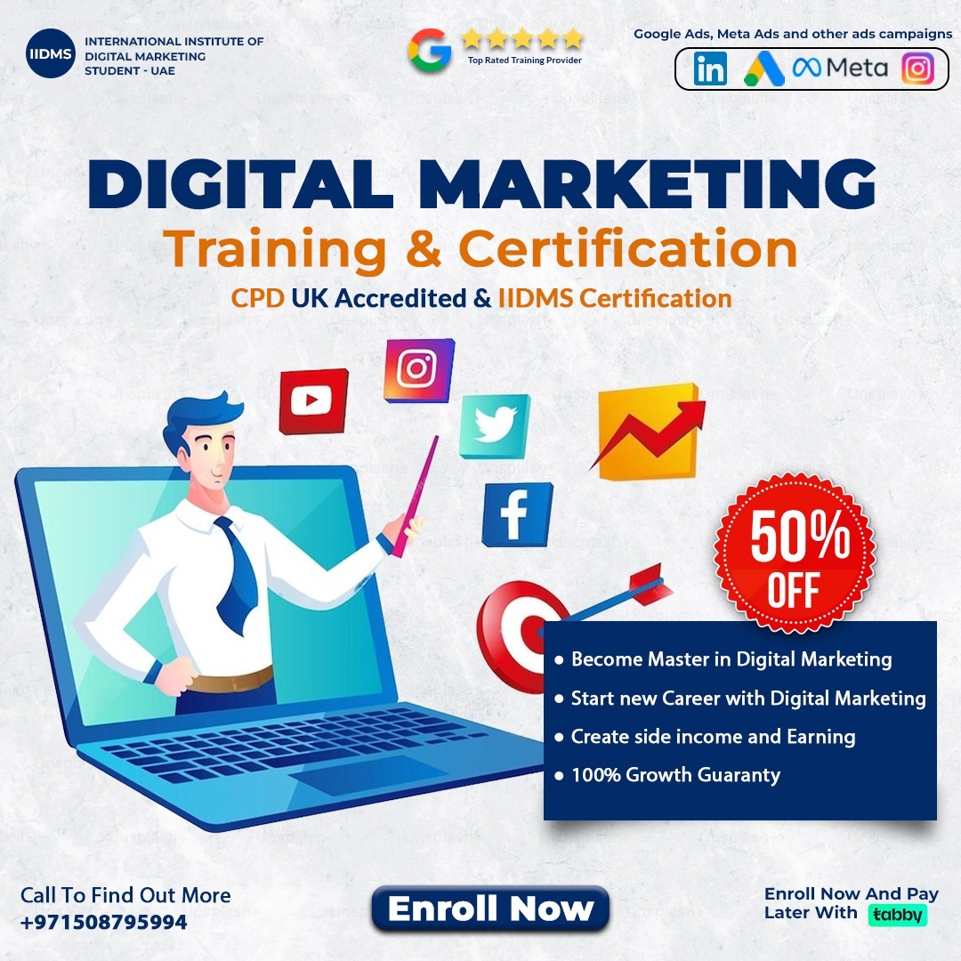 IIDMS - International Institute of Digital Marketing Studies Facebook ad