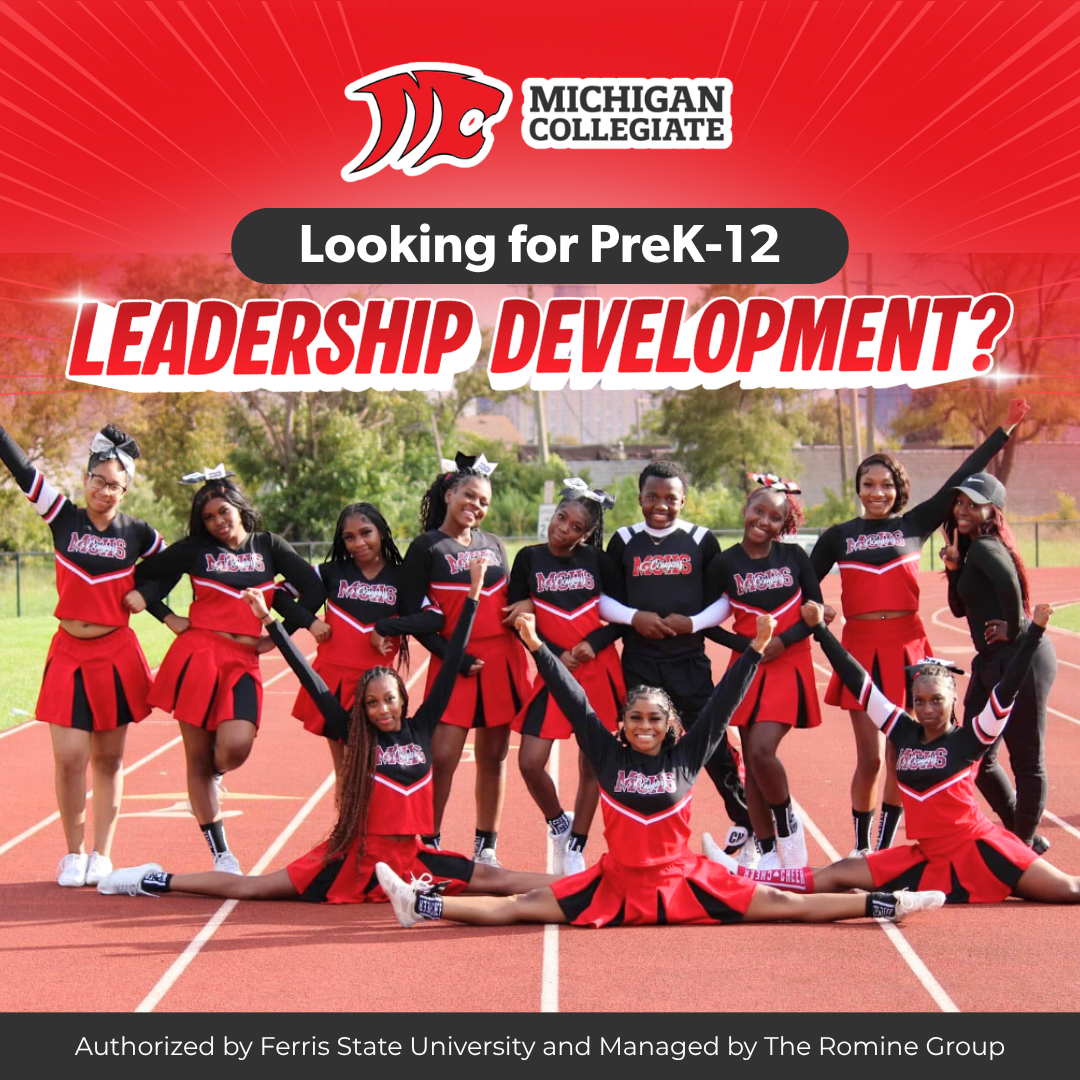 Michigan Collegiate Schools Facebook ad: Enroll for Cougar P.R.I.D.E.
