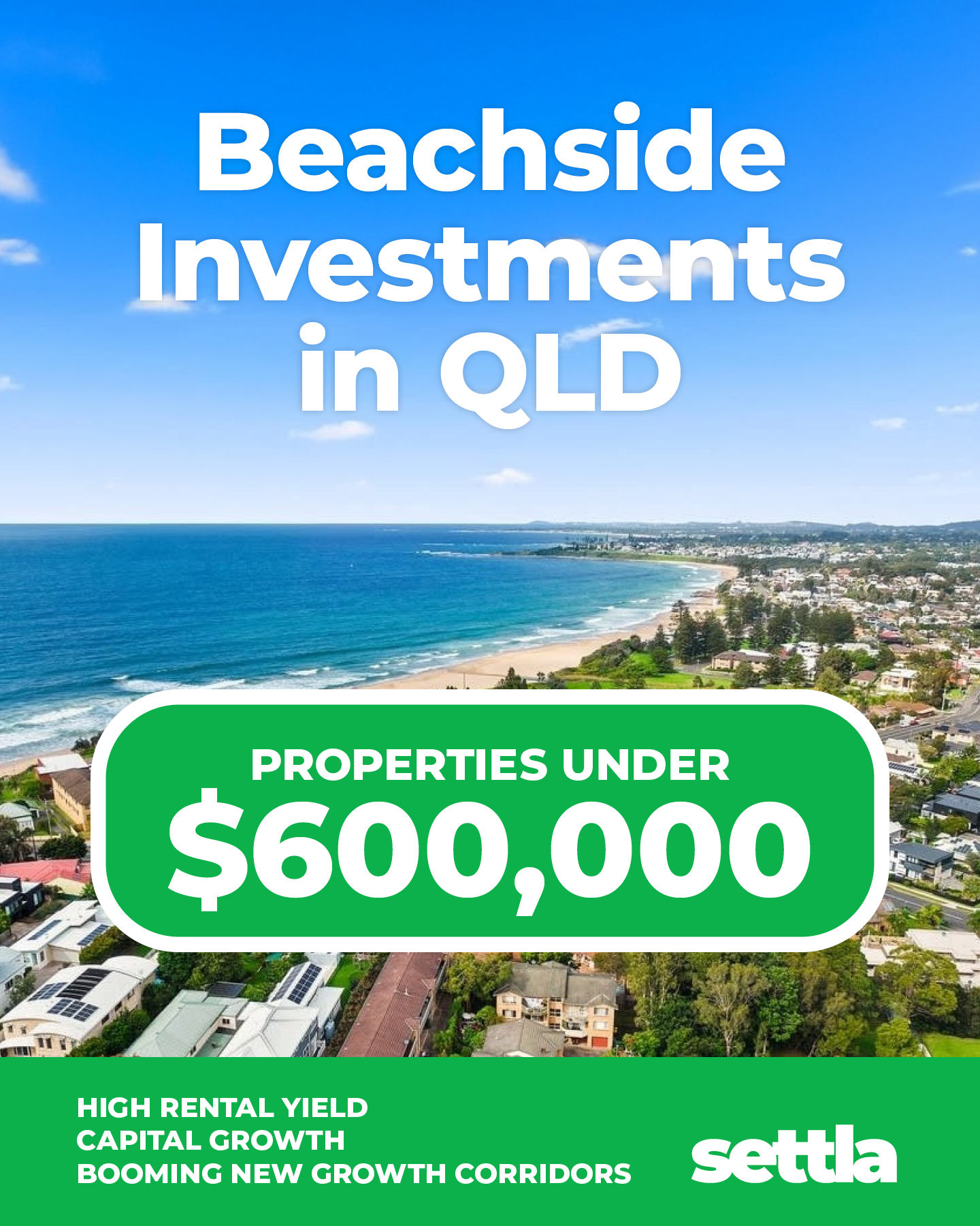 Settla Facebook ad: High-Yield Property Opportunities