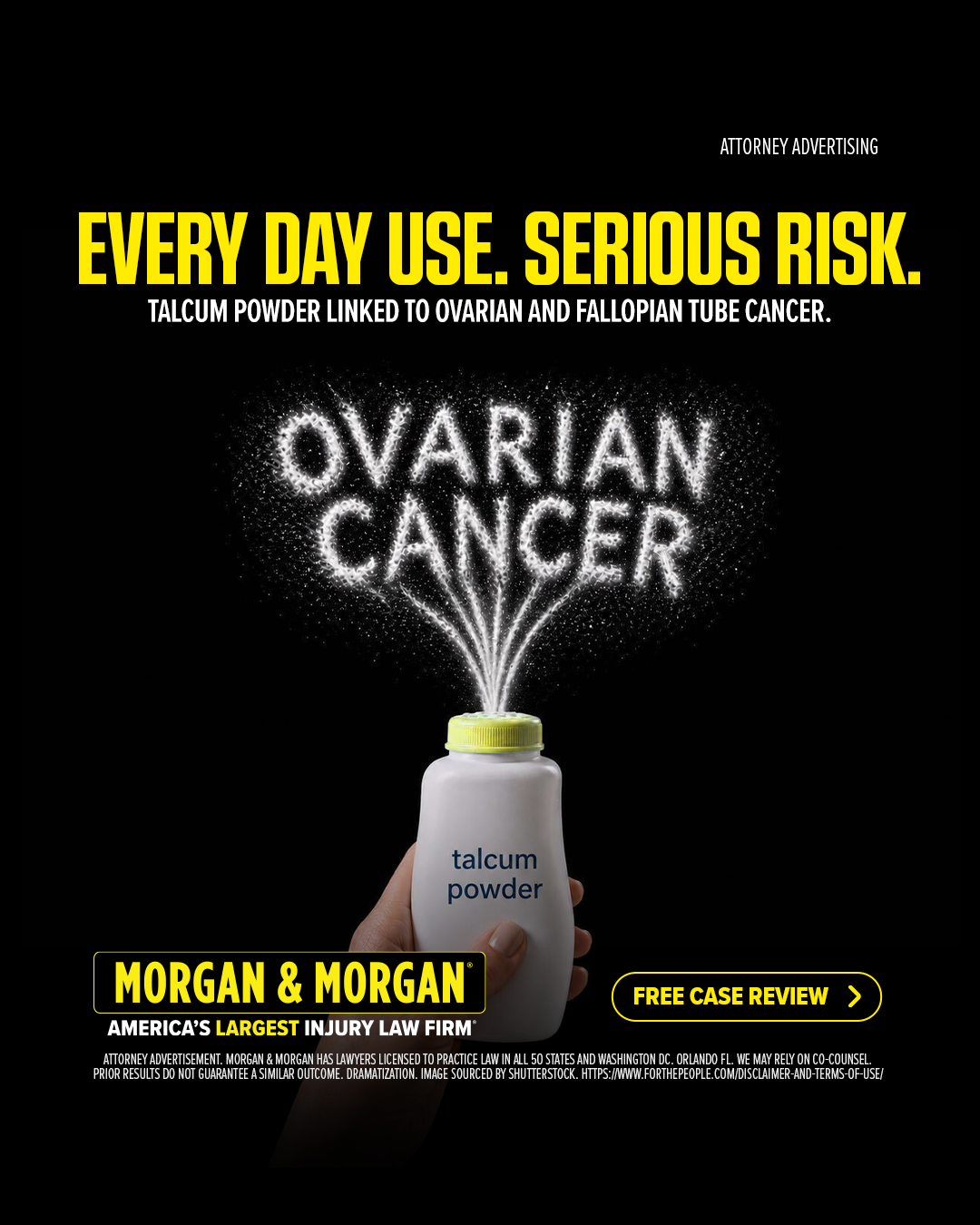 Morgan & Morgan Facebook ad