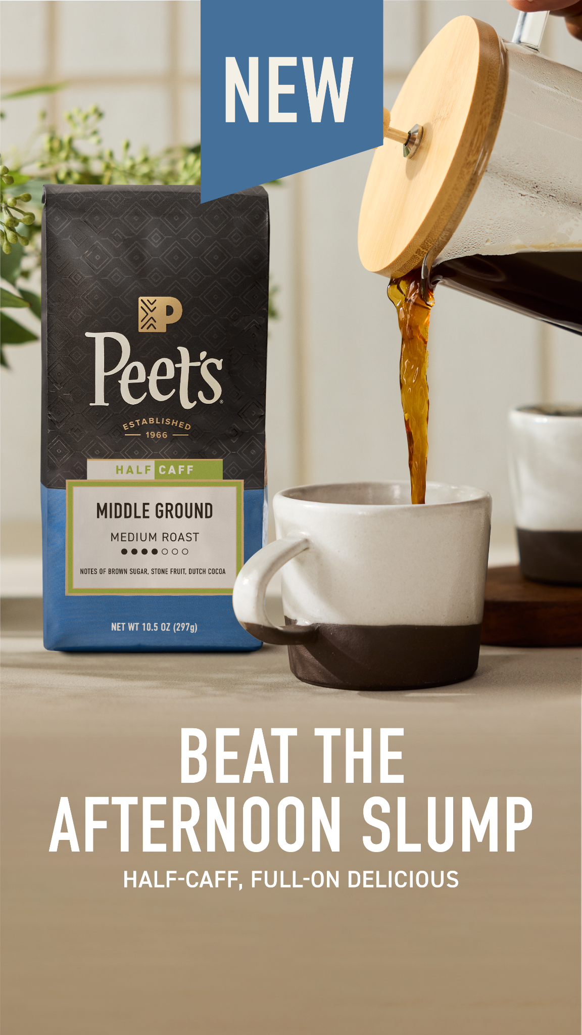 Peet's Coffee Facebook ad