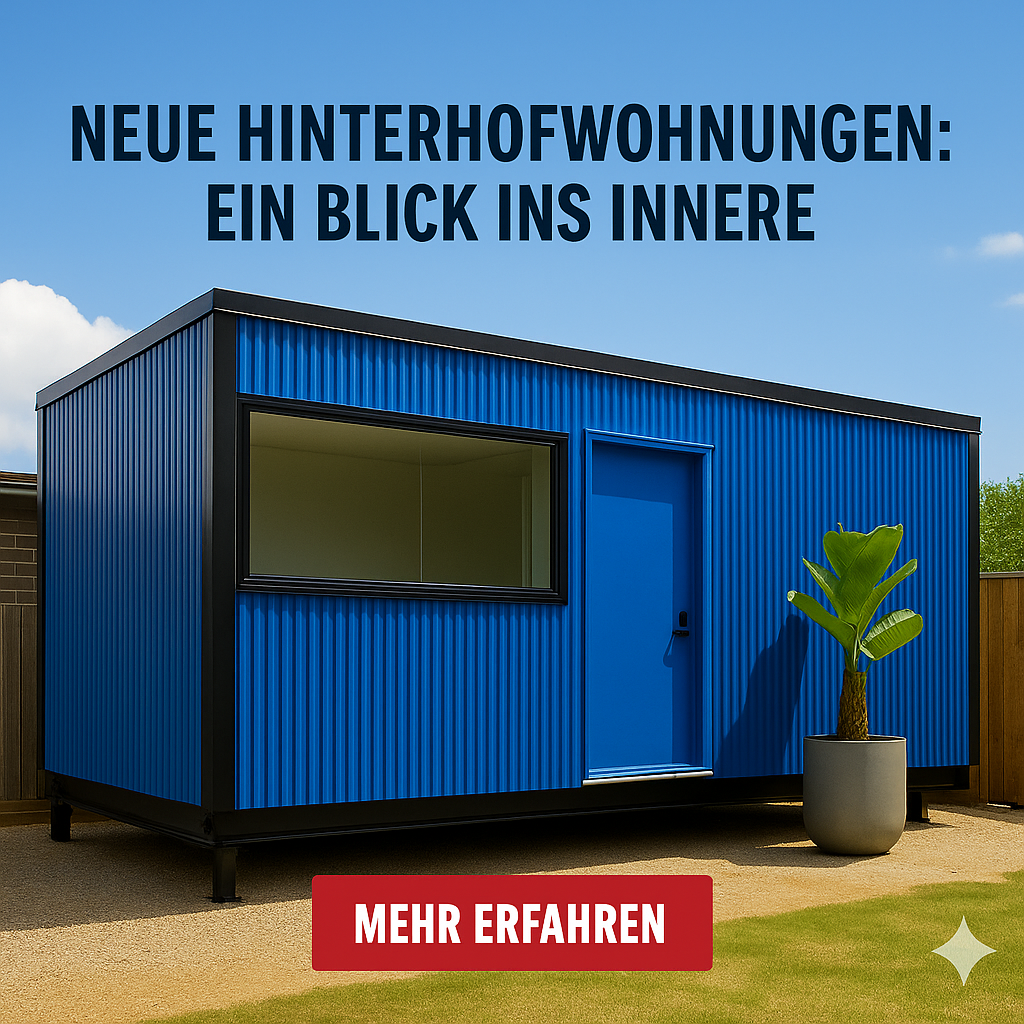 Info Today Facebook ad: Leitfaden für moderne Hinterhof-Apartments