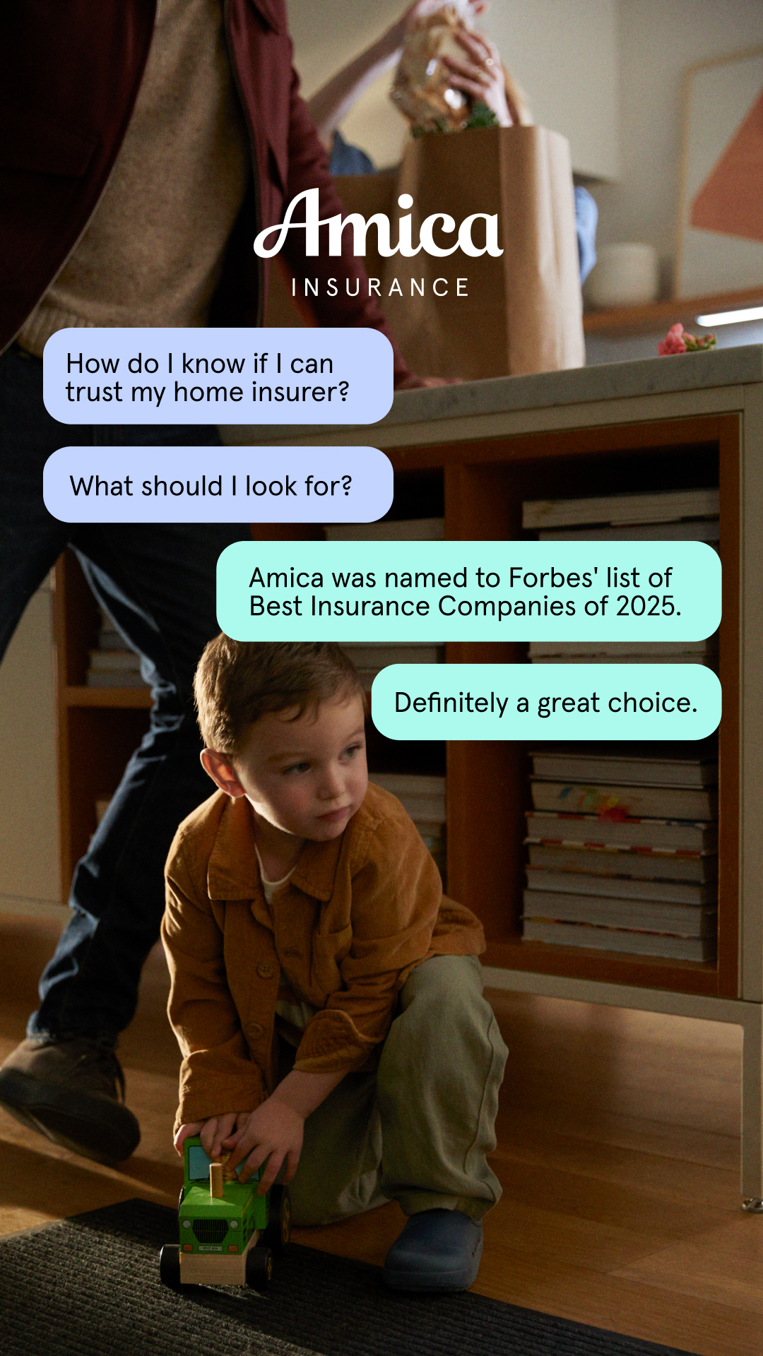 Amica Insurance Facebook ad
