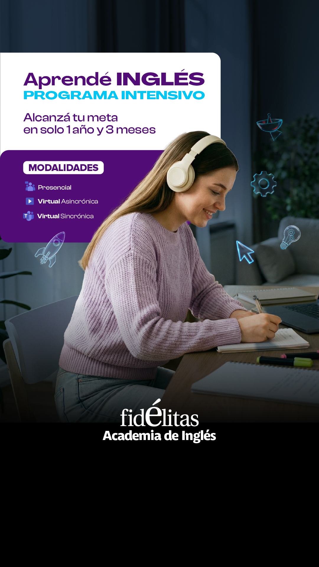 Universidad Fidélitas Facebook ad