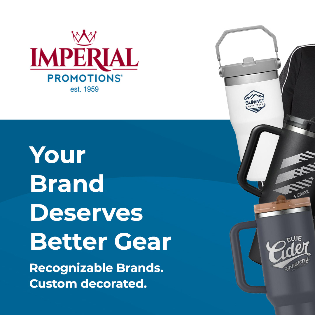 Imperial Promotions Facebook ad: Since 1959, Imperial Promotions has delivered high-quality…