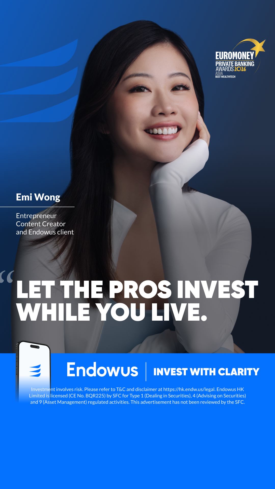 Endowus Facebook ad from Jul 2, 2026