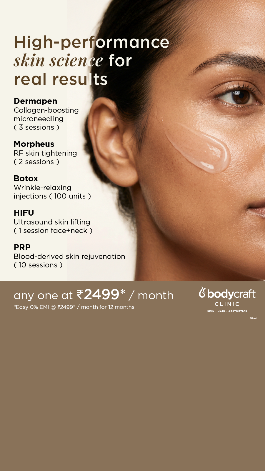 Bodycraft Clinic Facebook ad