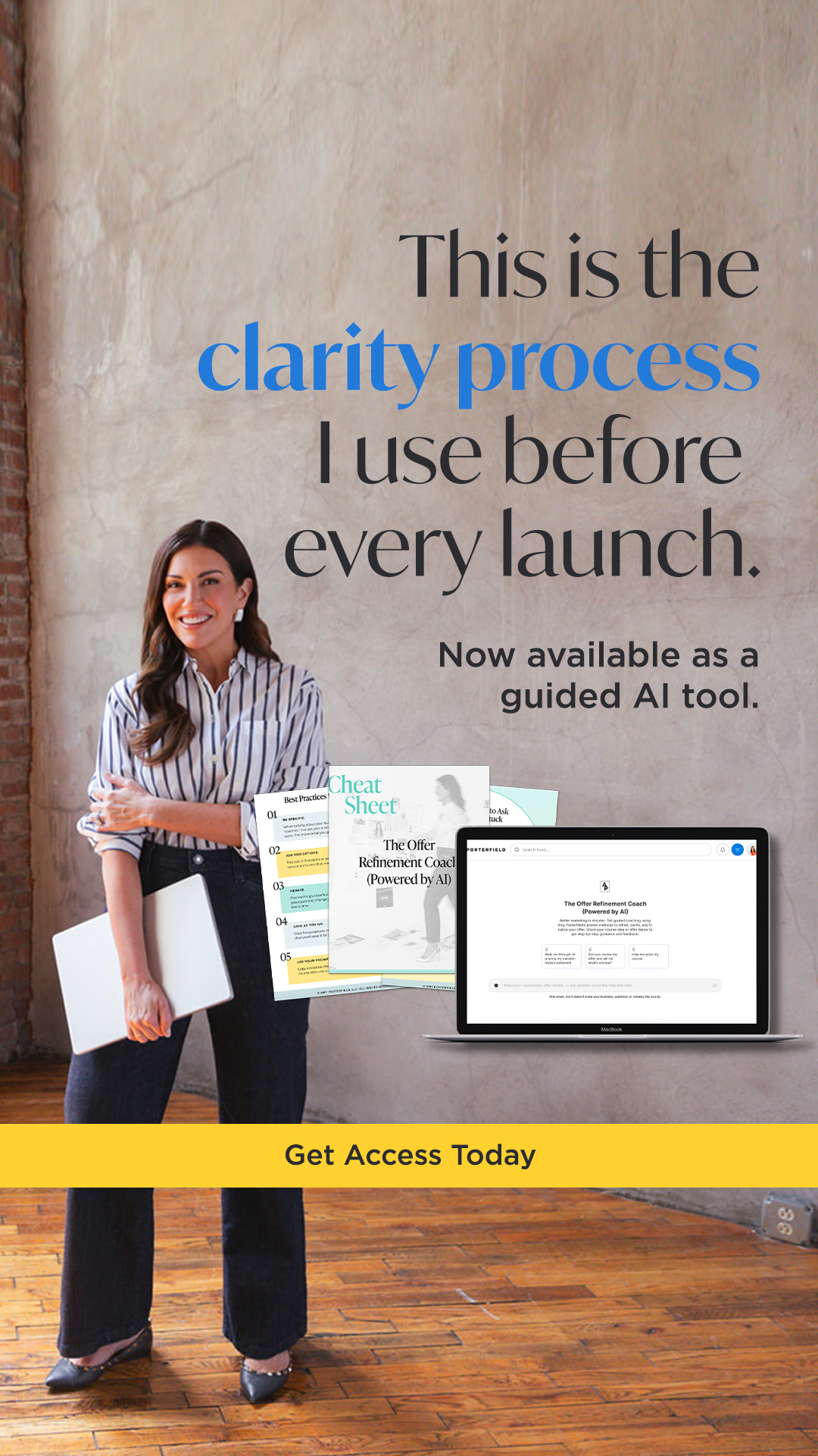 Amy Porterfield Facebook ad