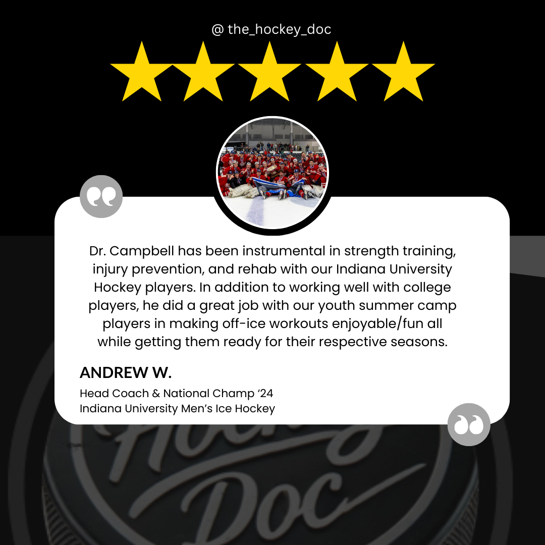 The Hockey Doc Facebook ad from Mar 30, 2026