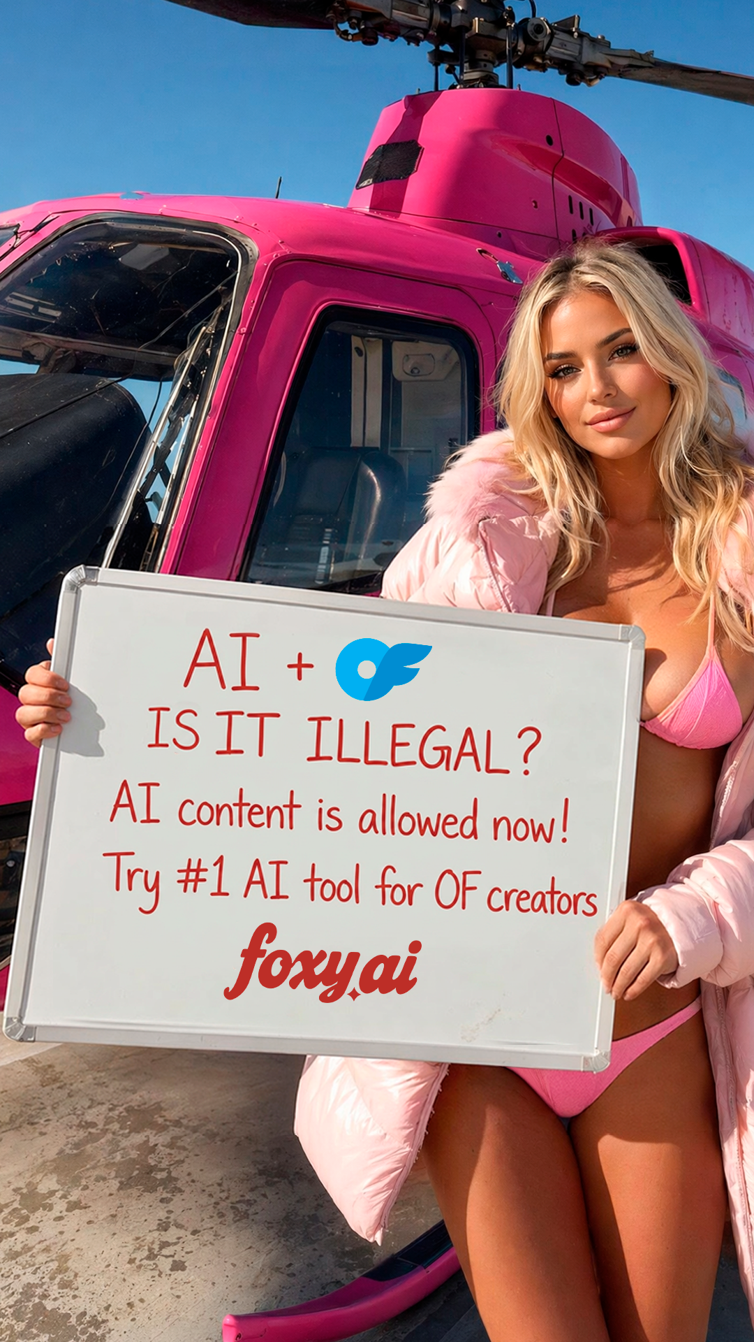 Foxy.ai Facebook ad