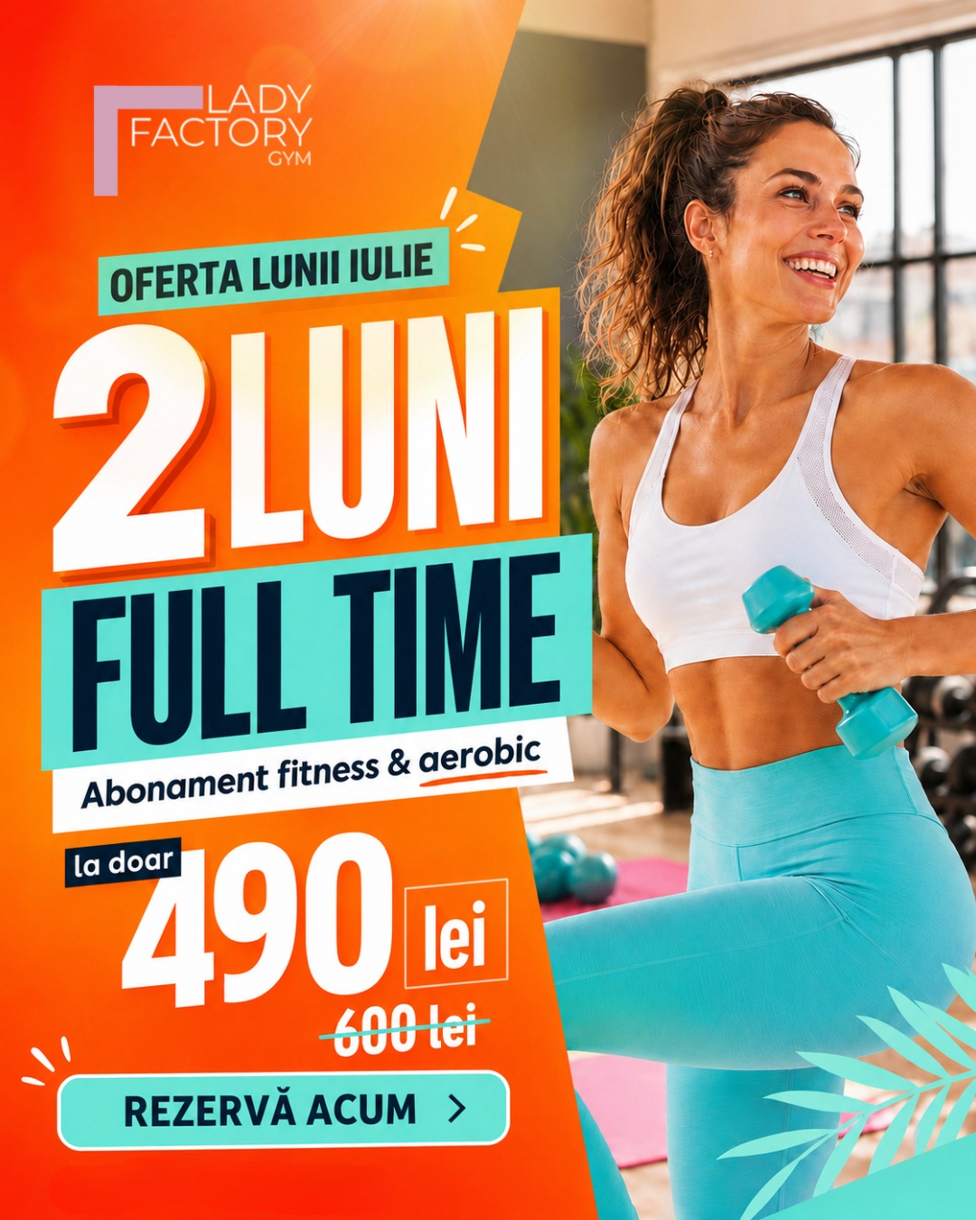 Lady Factory Gym Facebook ad