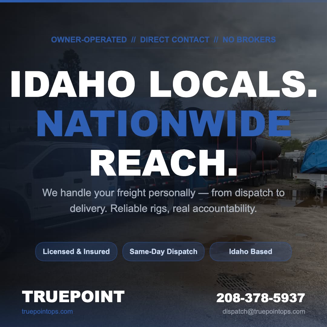 True Point Hot Shots Facebook ad: Hotshot Freight