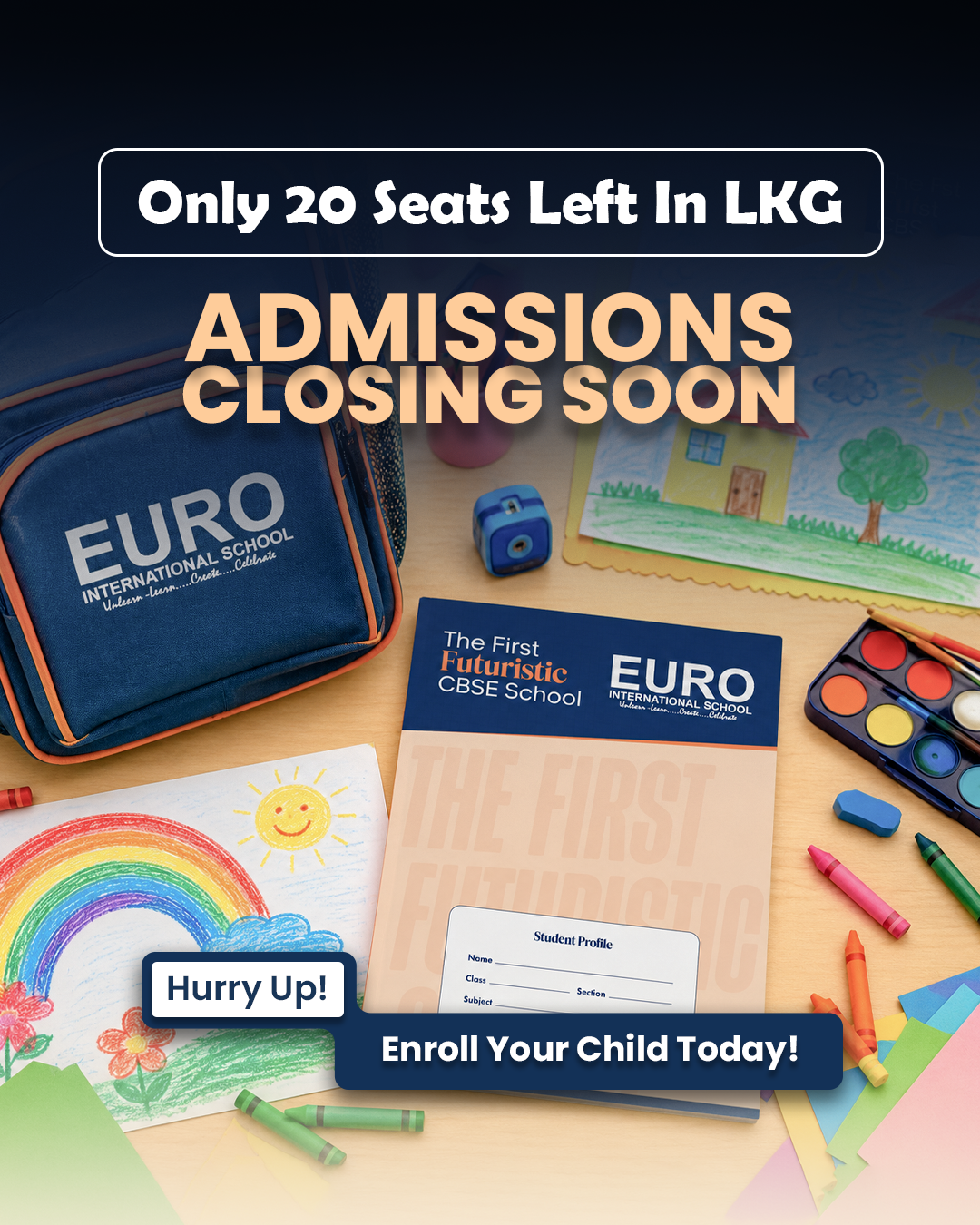 Euro International School, Sikar Facebook ad