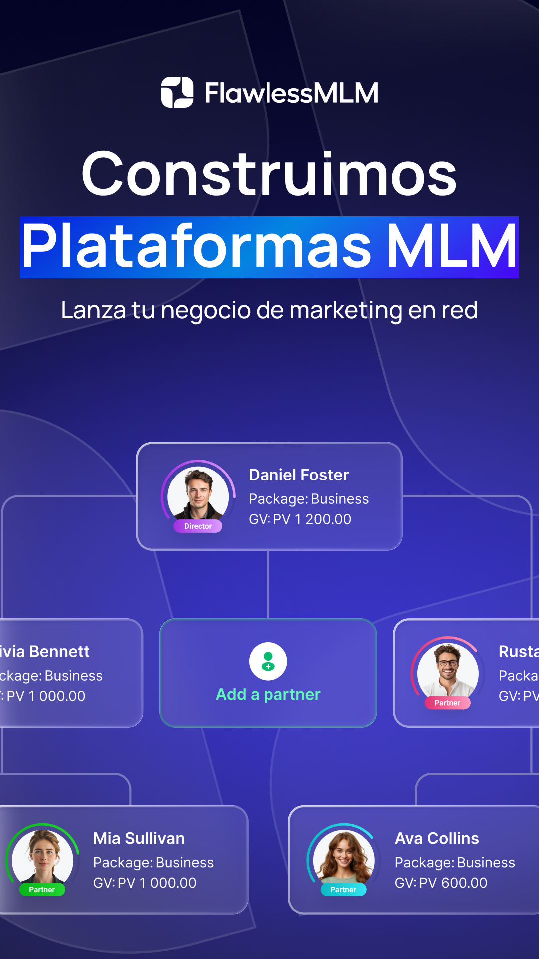 FlawlessMLM Global Facebook ad: Infraestructura MLM White-Label