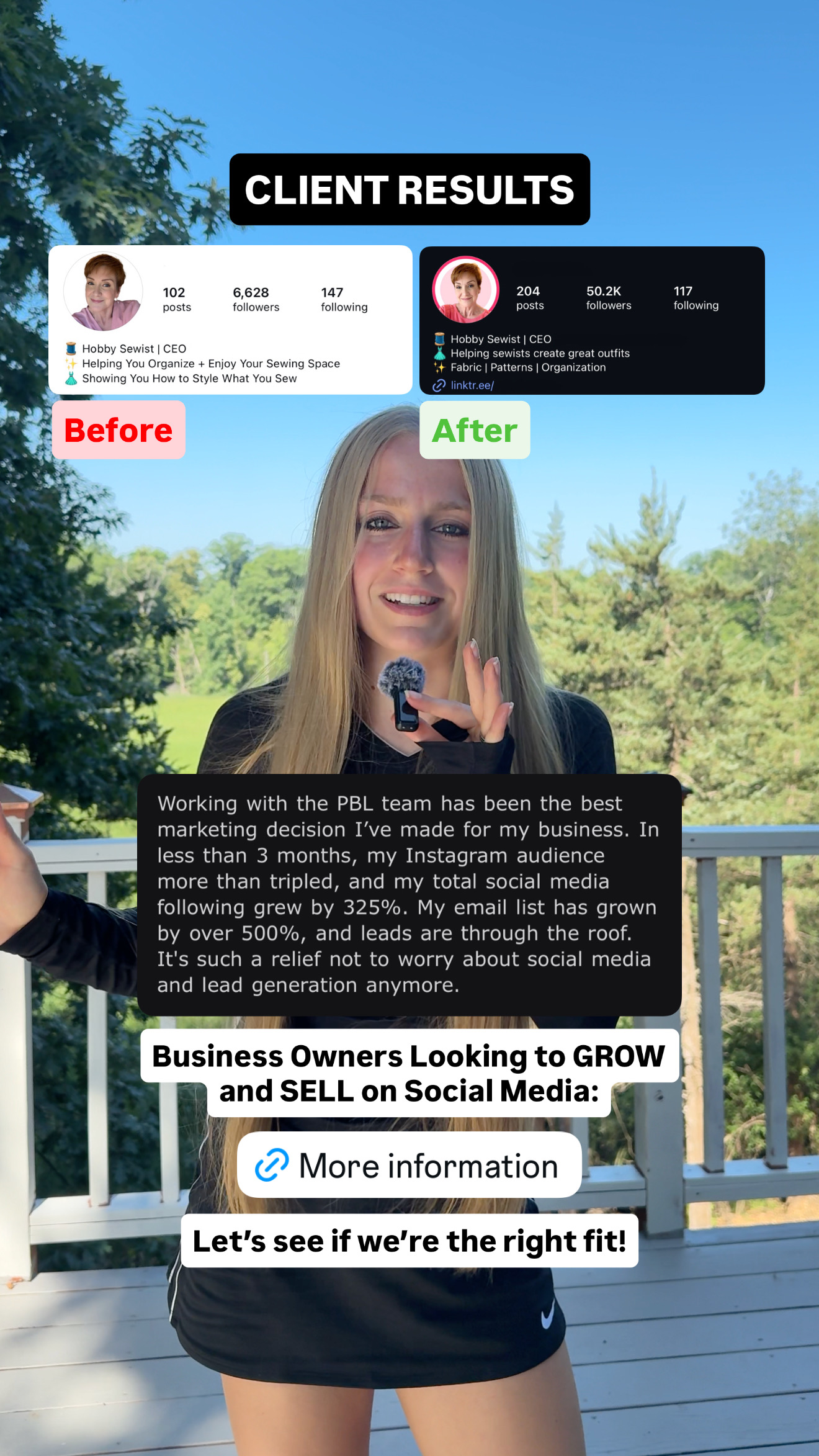 Personal Brand Launch Facebook ad: Social Media Management Packages