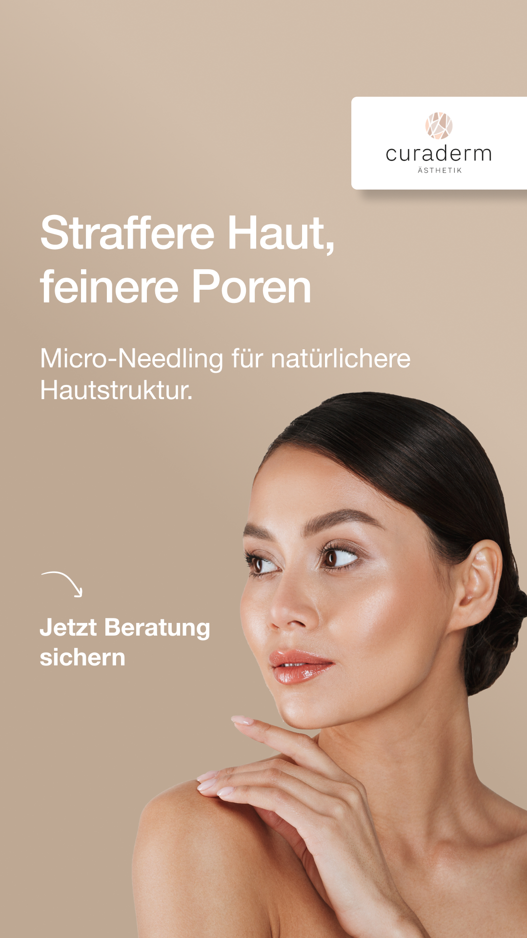 Curaderm Ästhetische Medizin Facebook ad