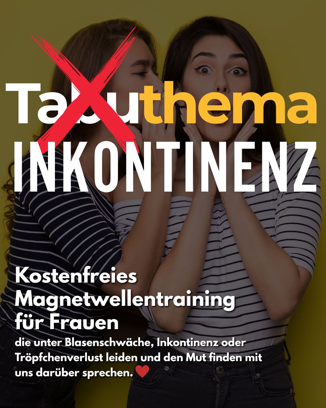 Beckenboden Behandlung Facebook ad