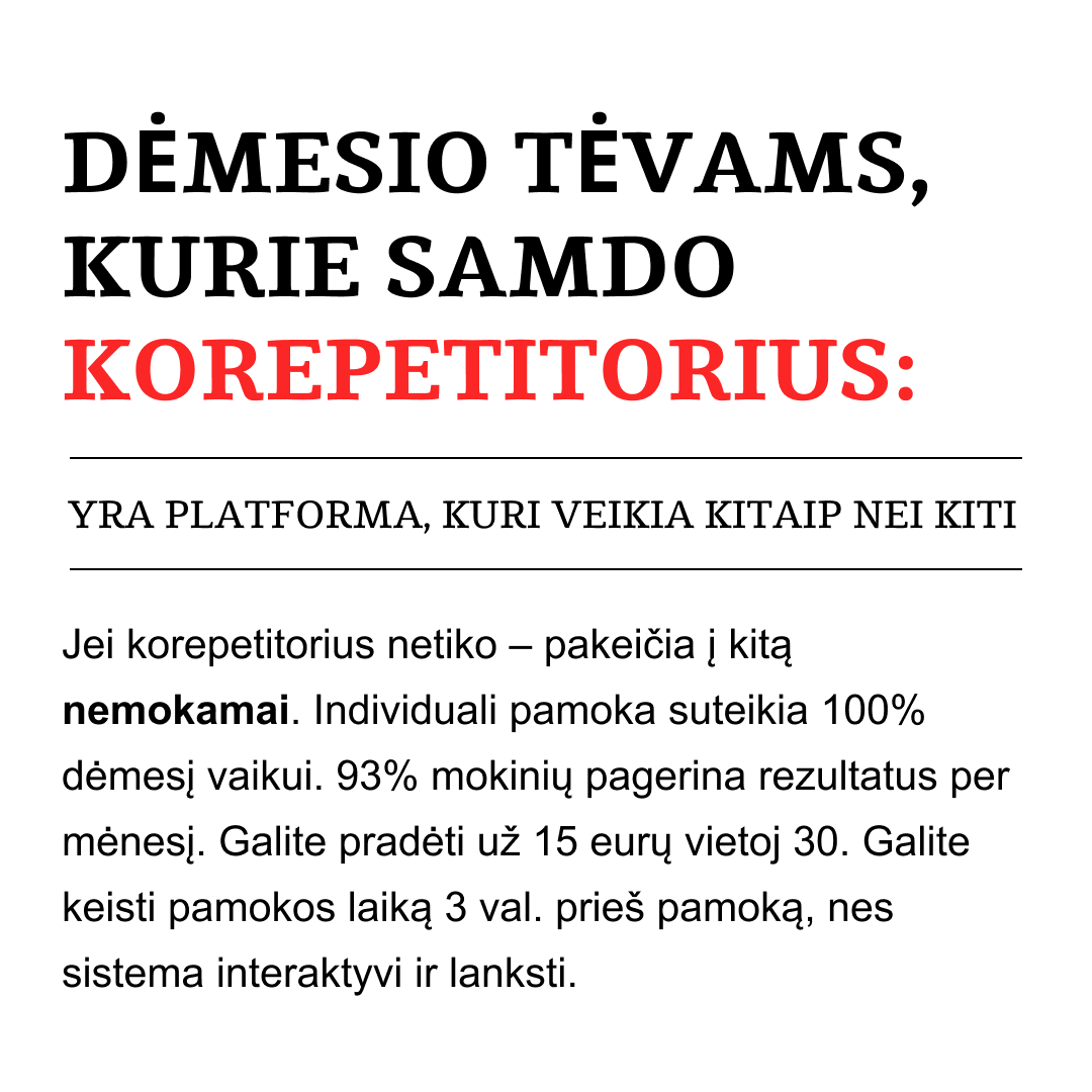 Matematikos Korepetitorė Justina Facebook ad