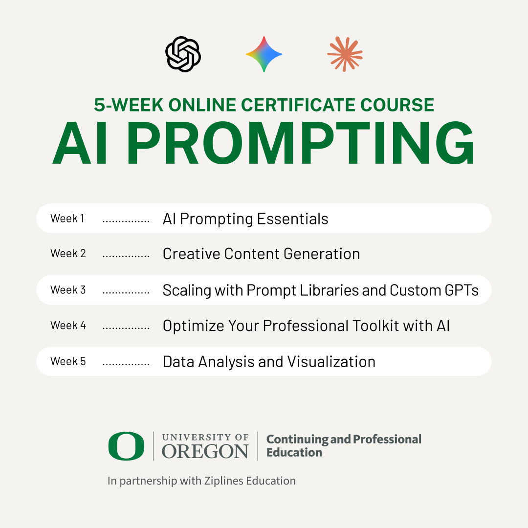 University of Oregon CPE Facebook ad