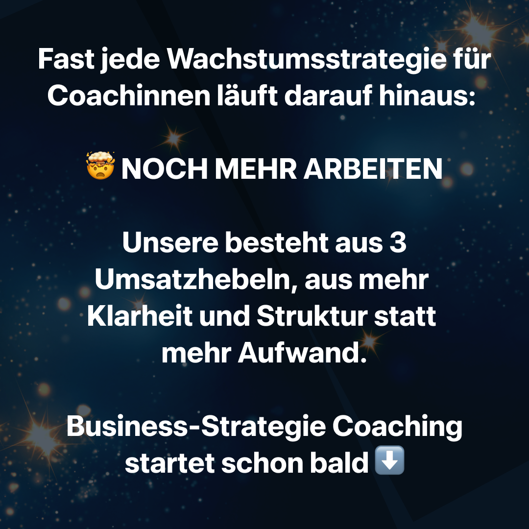 Susanne & Nicole Facebook ad: 10 Tage. 5 Umsatzhebel. Coaching-Star startet bald…