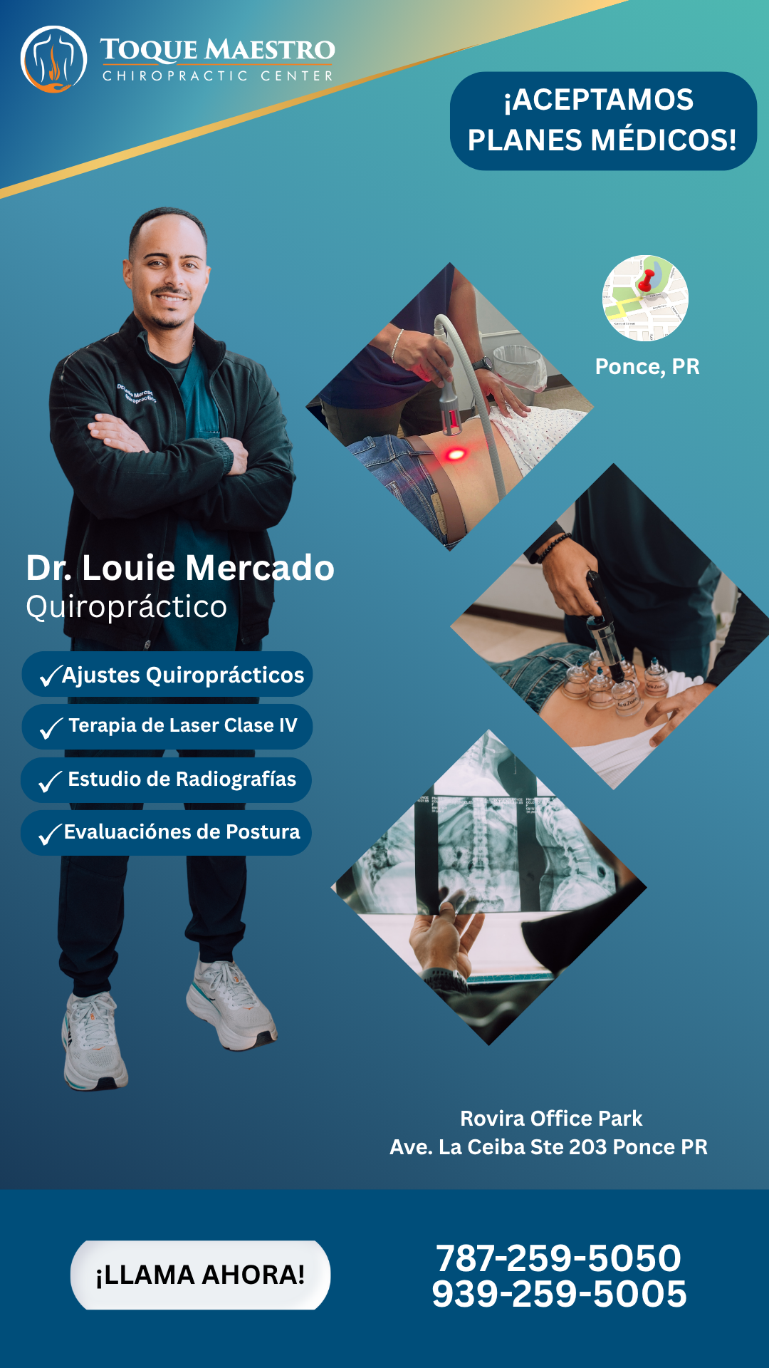 Toque Maestro Chiropractic Center Facebook ad