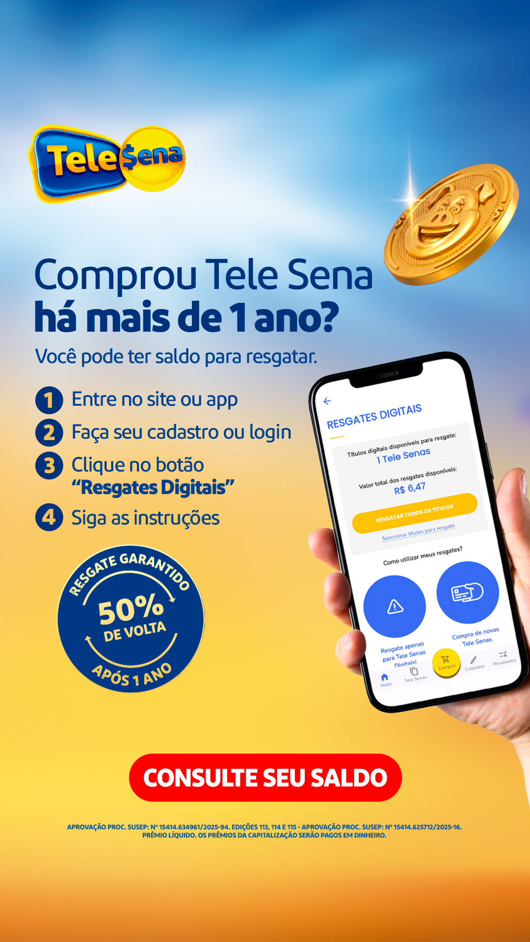 Tele Sena Facebook ad from Jul 8, 2026