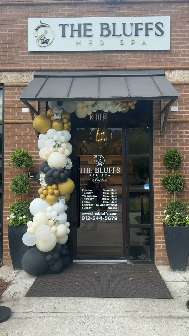 The Bluffs Med Spa Pooler Facebook ad: Experience the difference in Pooler. Book your free…