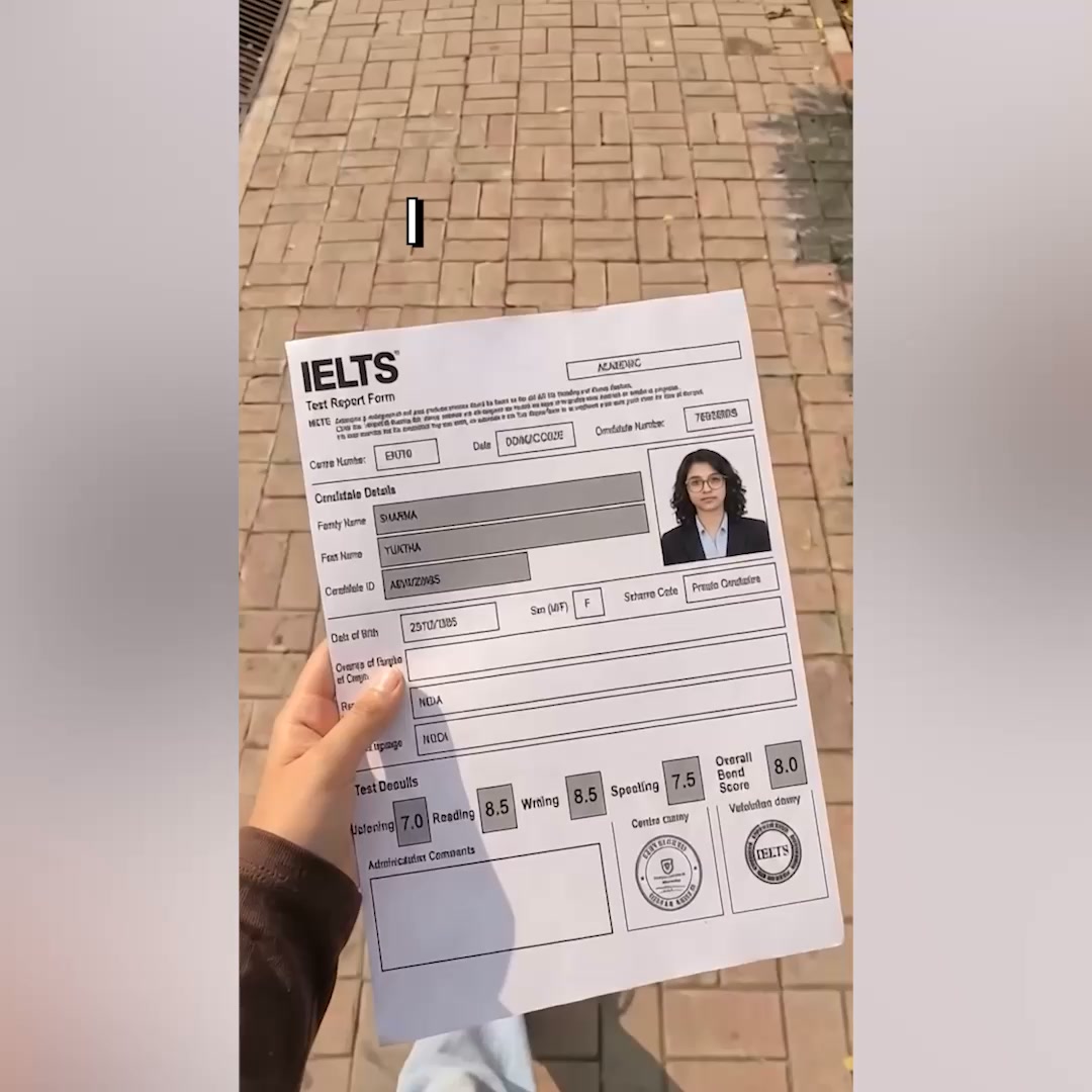 Leap IELTS Facebook ad: IELTS Band 8 for ₹99 Only