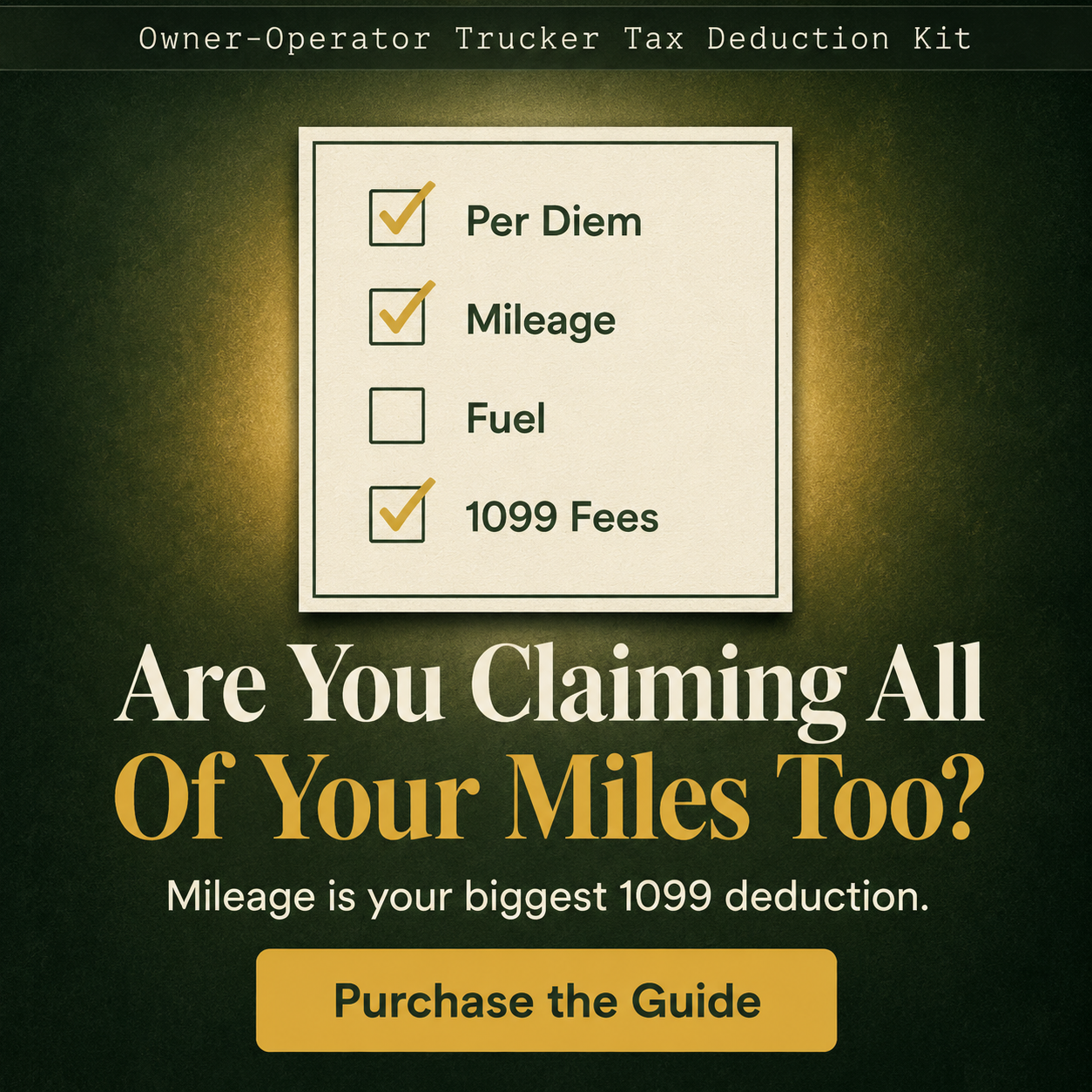 Balti Balandeliai Facebook ad: The Mileage Write-Off PDF Guide for