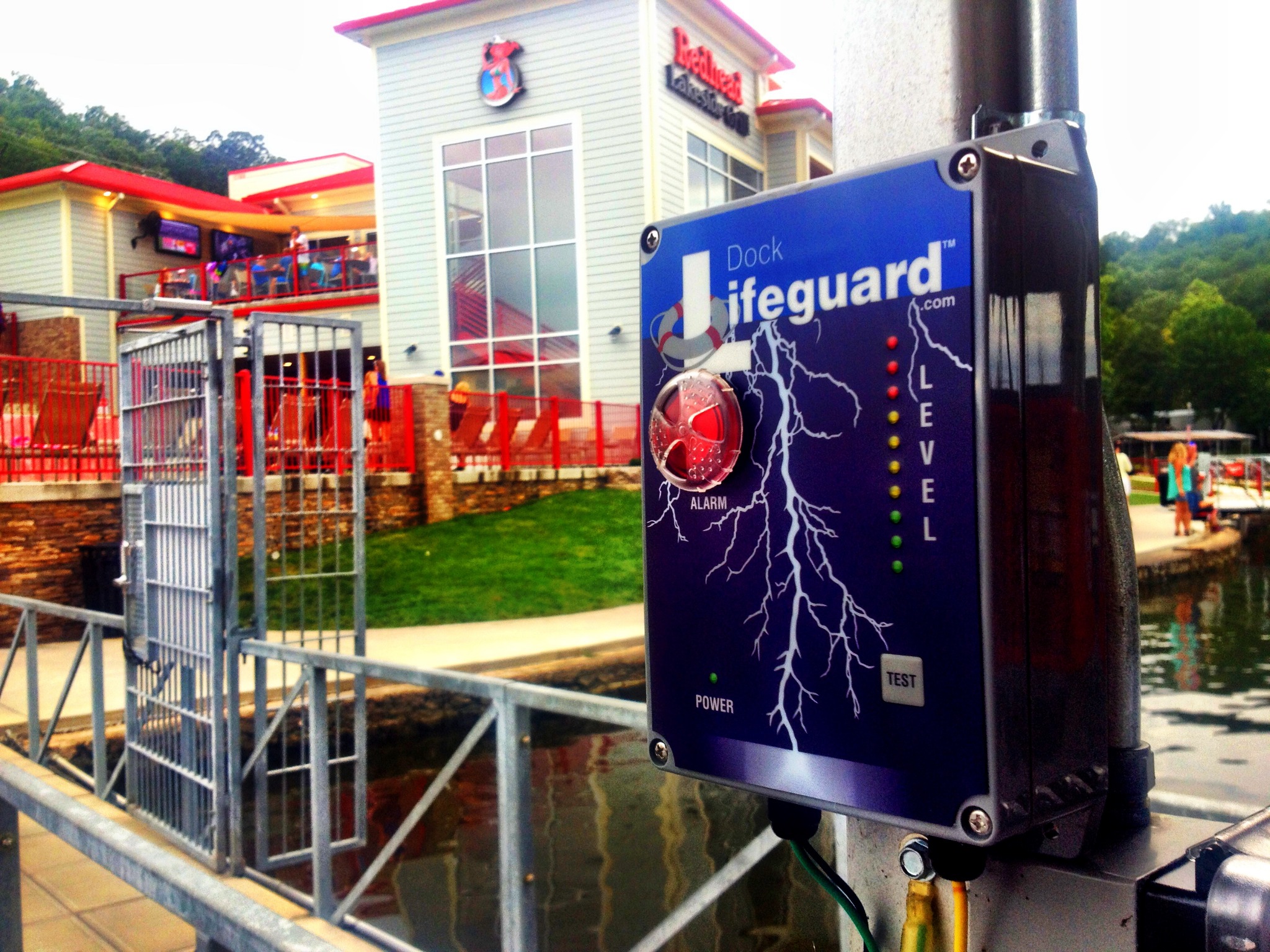 DOCK Lifeguard Facebook ad: DOCK Lifeguard is a Dock Warning System that…