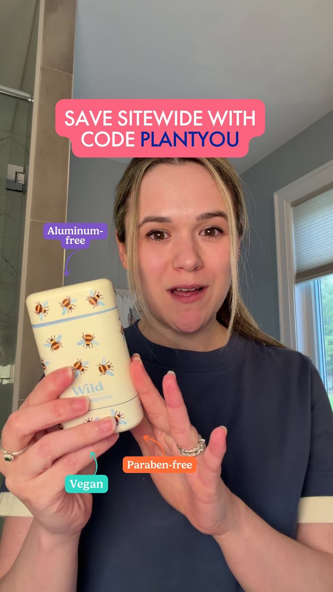 Wild Facebook ad: Get 20% off all Wild products with code PLANTYOU