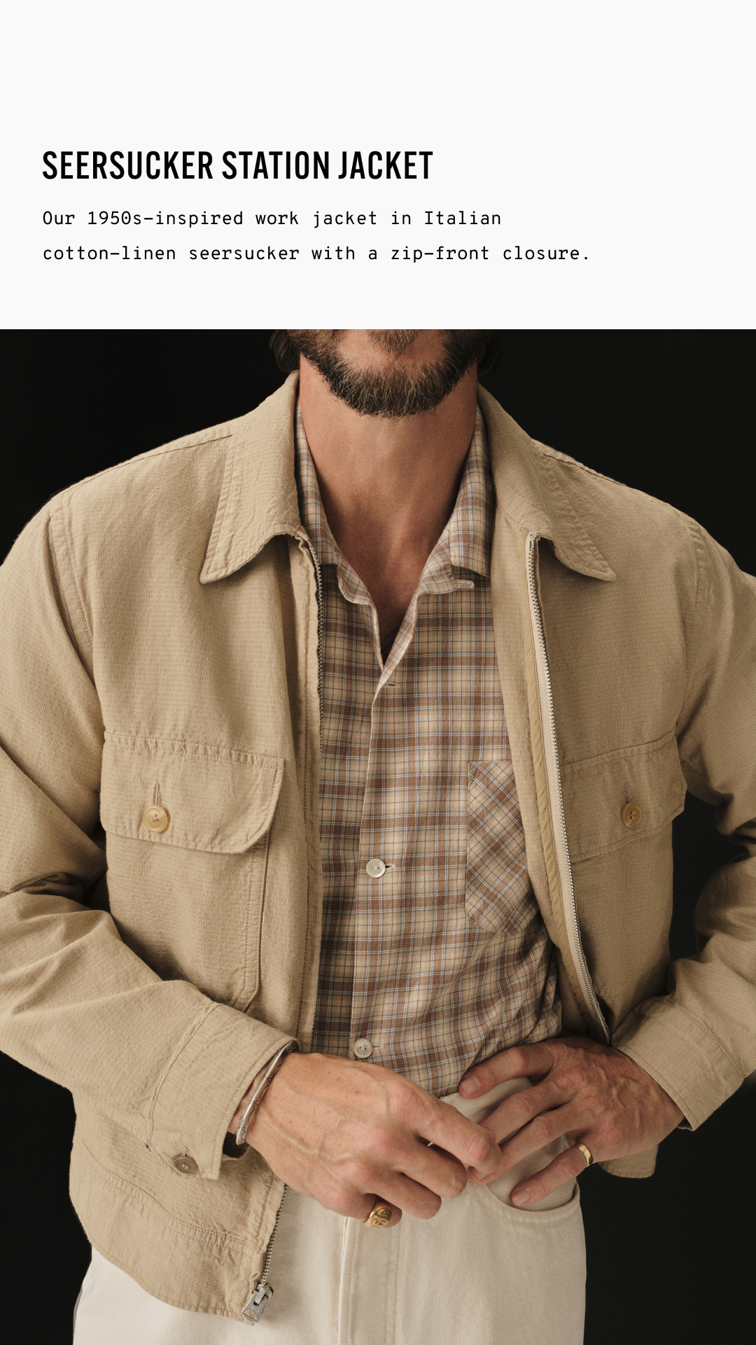 Buck Mason Facebook ad
