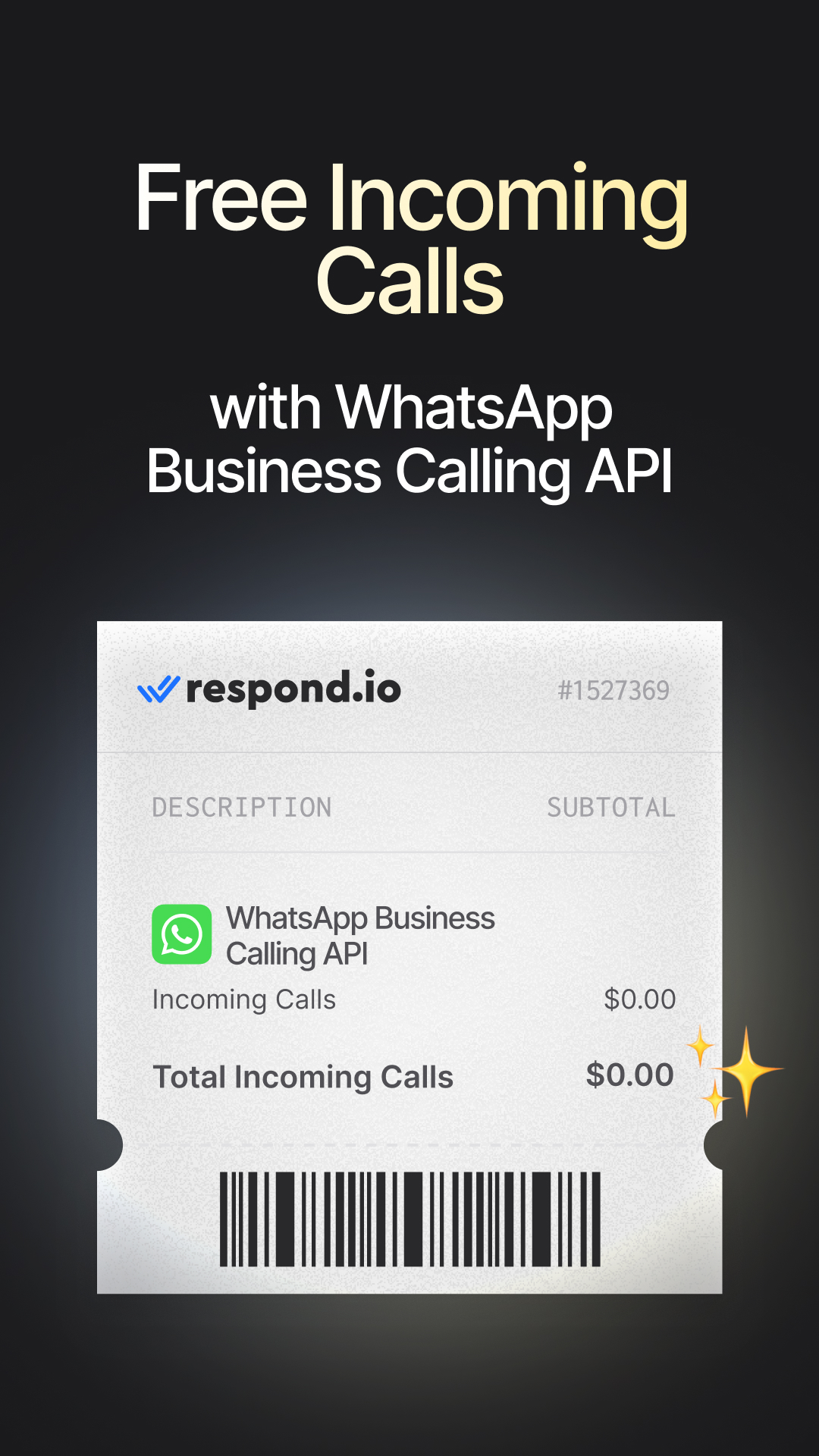 respond.io Facebook ad from Oct 12, 2026